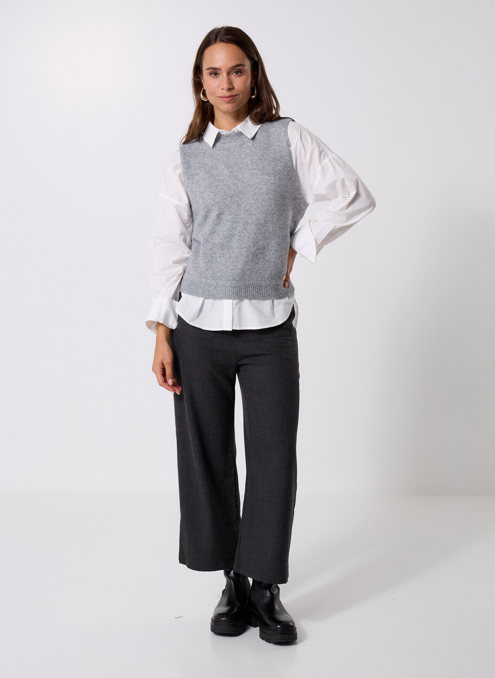 Pulls Manda femme gris La Petite Etoile Pulls Manda femme gris Gris Chine