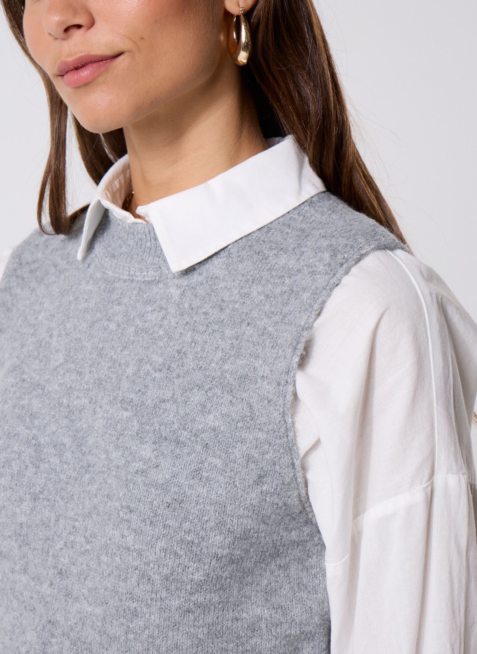 Pulls Manda femme gris La Petite Etoile Pulls Manda femme gris Gris Chine