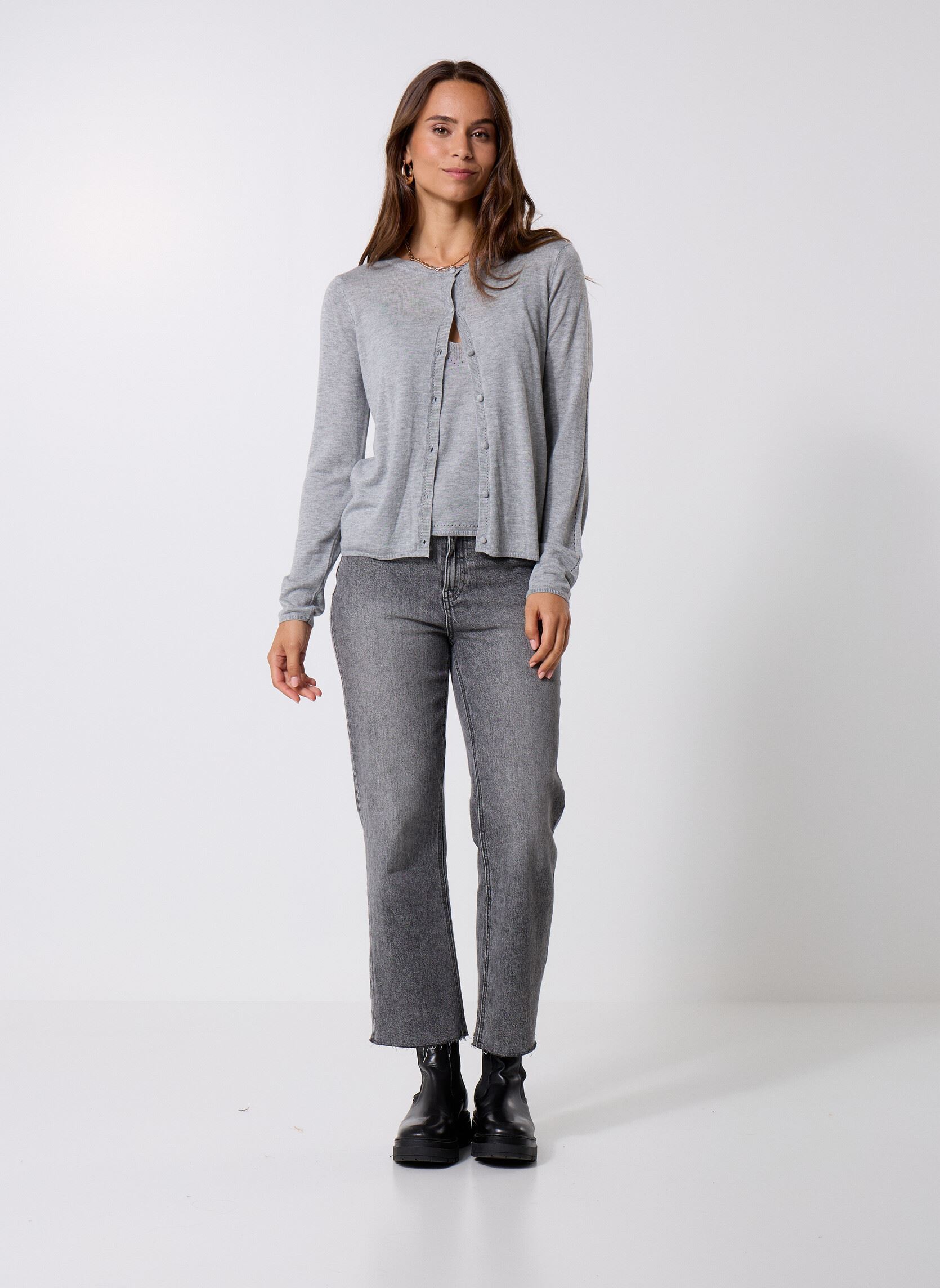 Vesten Mandel dames grijs La Petite Etoile Vesten Mandel dames grijs Gris Chine