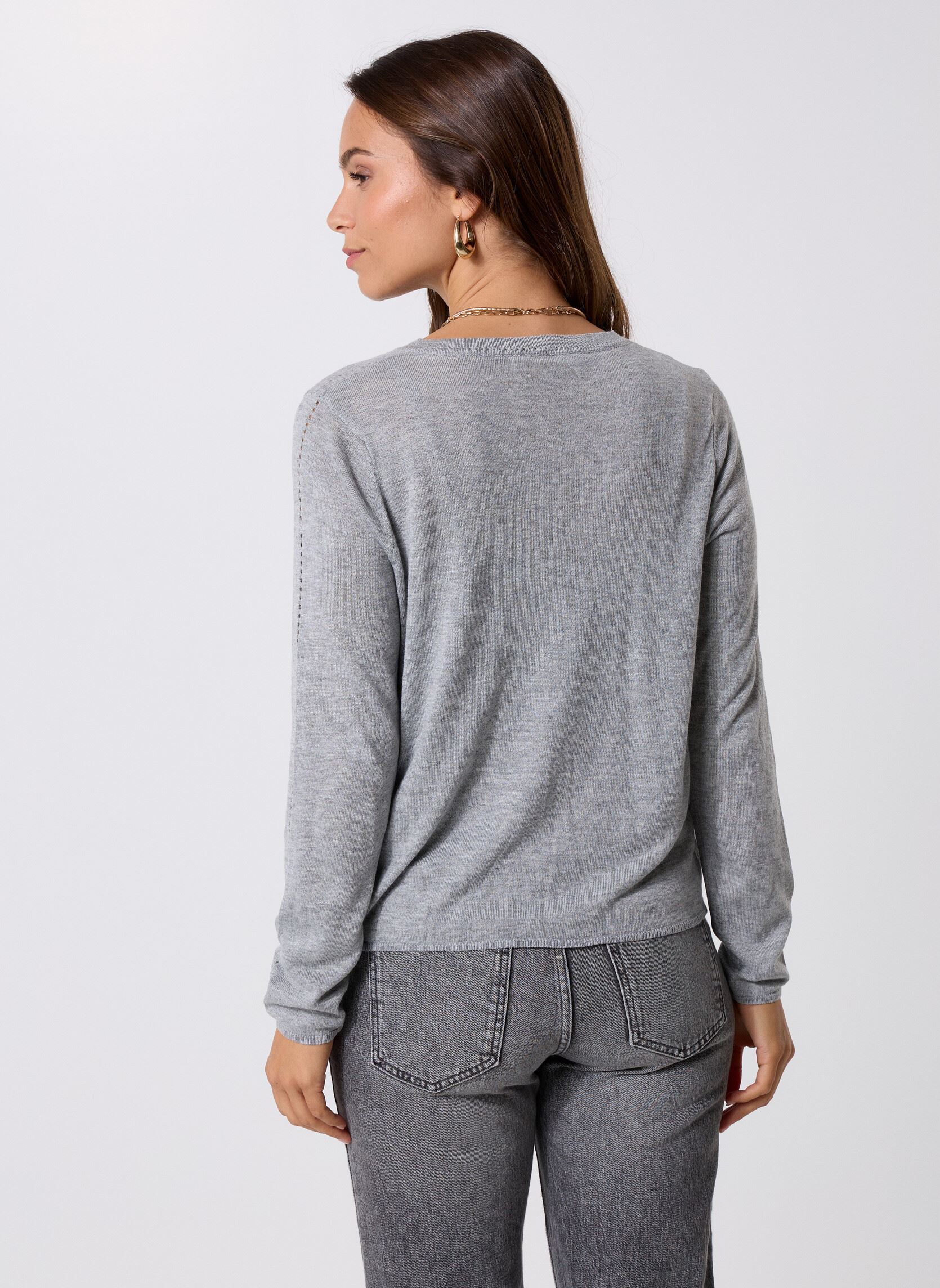 Vesten Mandel dames grijs La Petite Etoile Vesten Mandel dames grijs Gris Chine