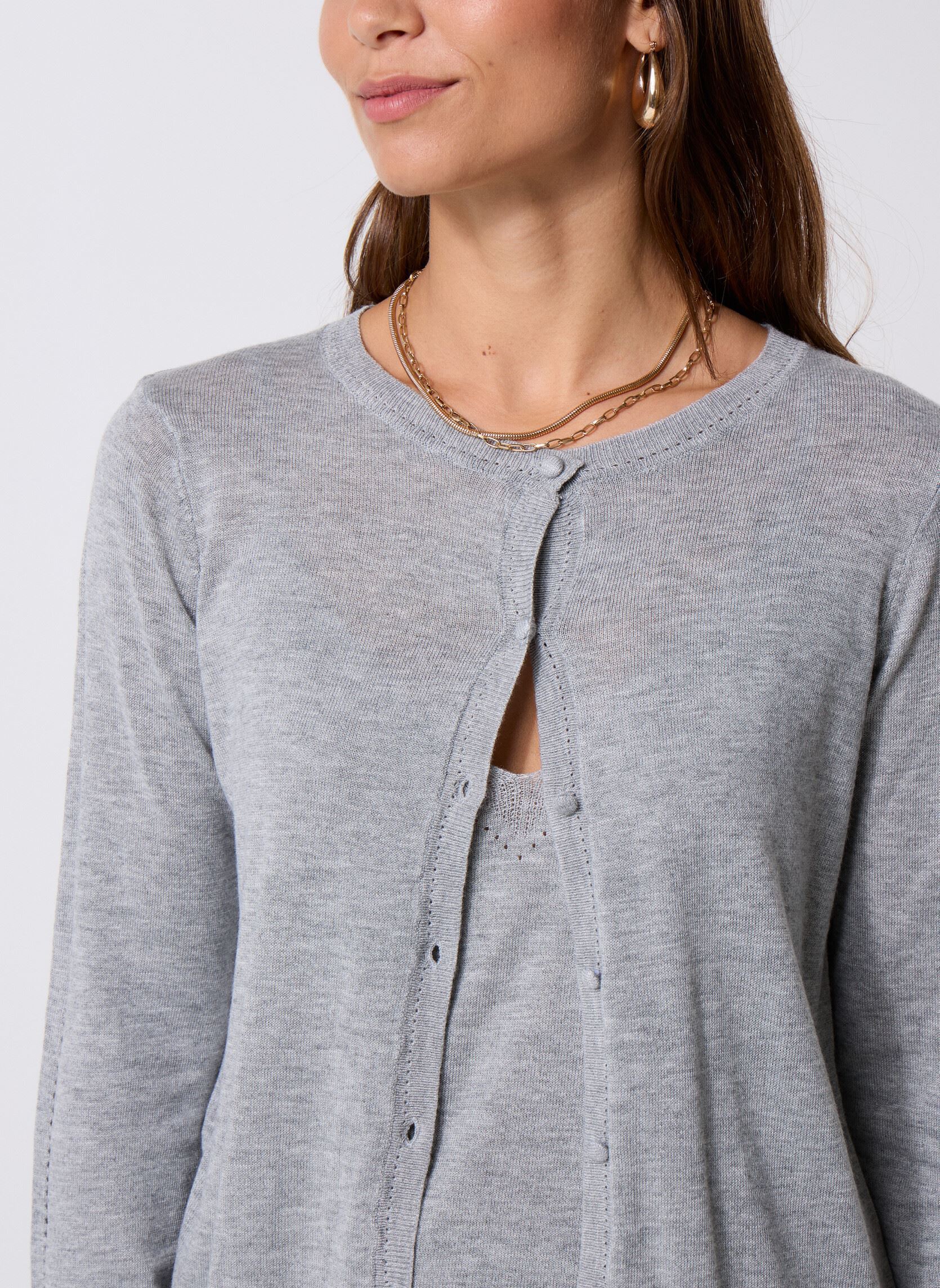 Vesten Mandel dames grijs La Petite Etoile Vesten Mandel dames grijs Gris Chine