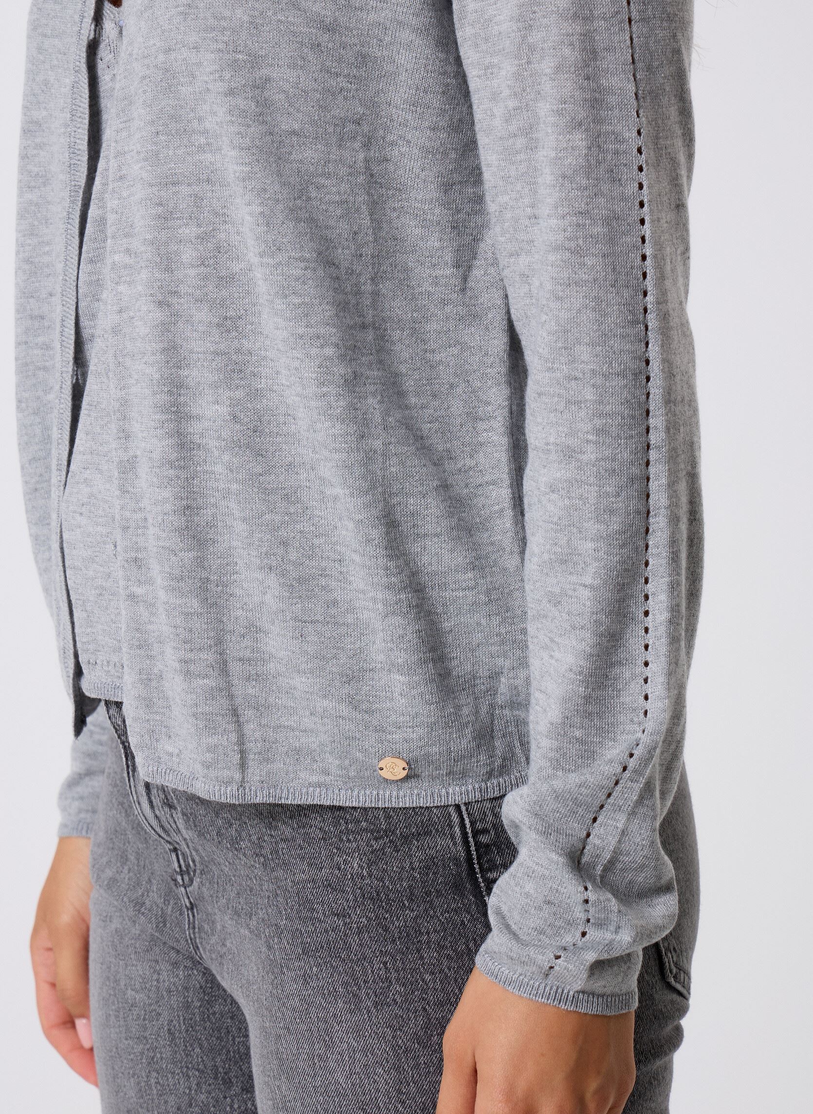 Vesten Mandel dames grijs La Petite Etoile Vesten Mandel dames grijs Gris Chine