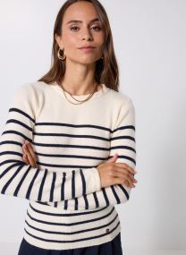 Pulls Manel femme blanc La Petite Etoile Pulls Manel femme blanc ECRU/MARINE