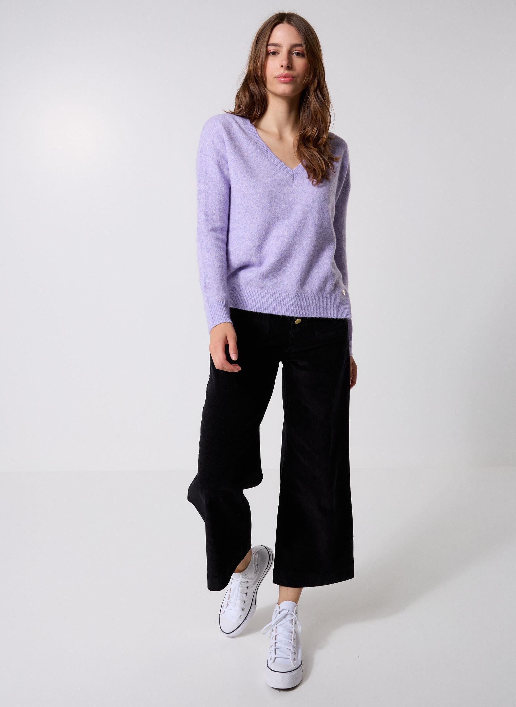 Pullover Mantia damen violett La Petite Etoile Pullover Mantia damen violett Parme