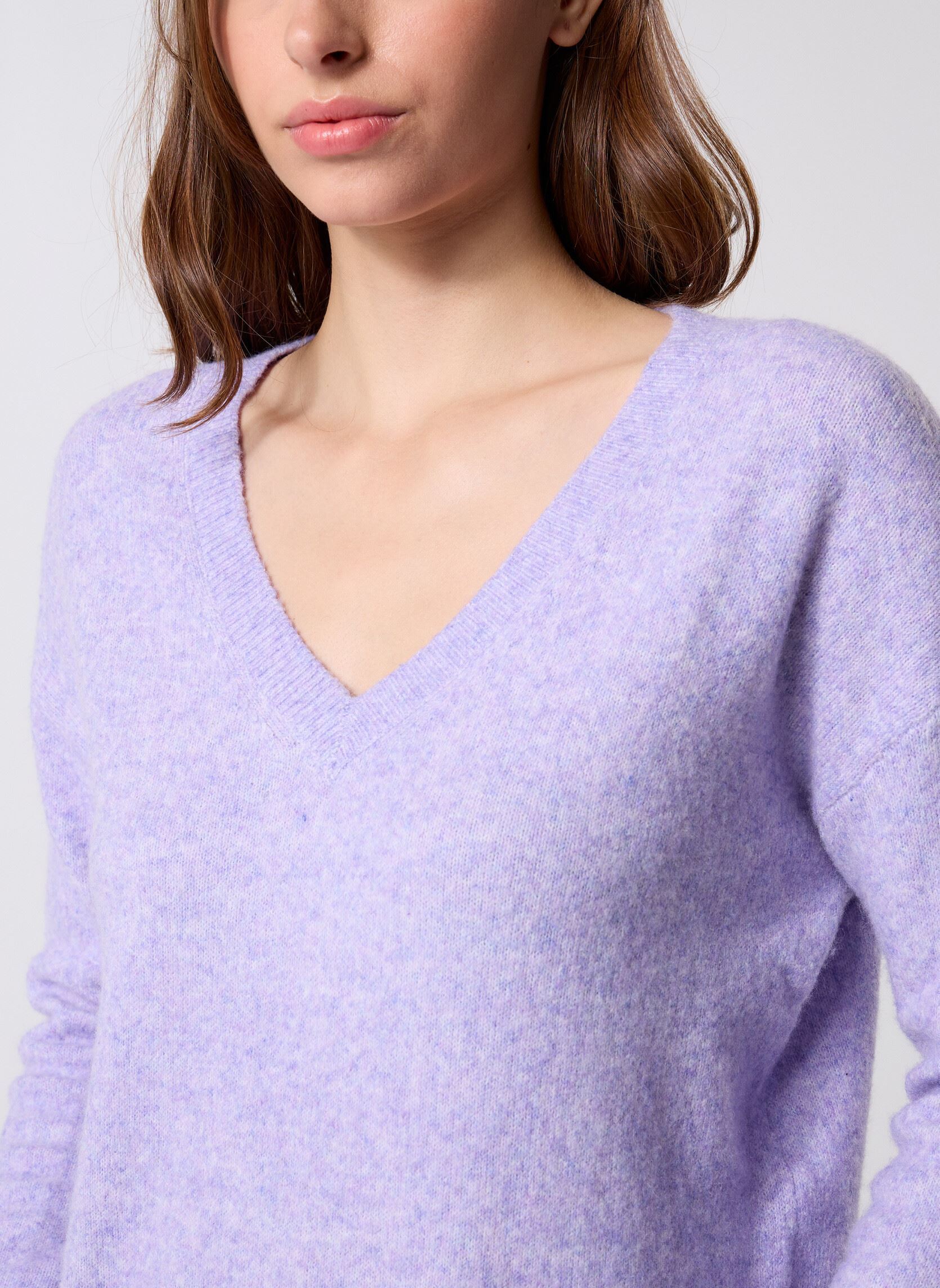 Pullover Mantia damen violett La Petite Etoile Pullover Mantia damen violett Parme