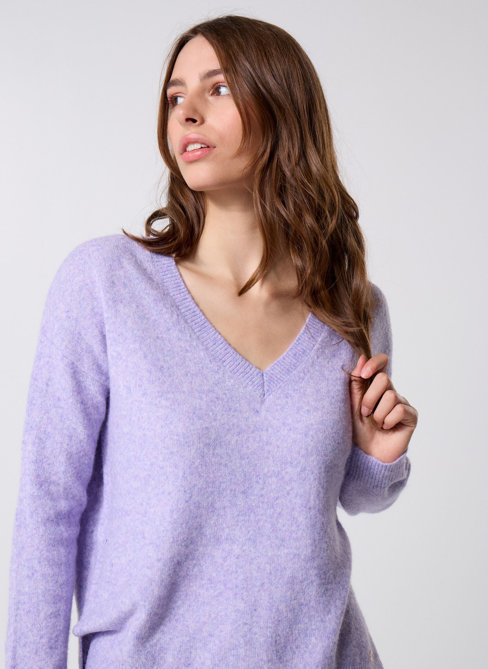 Pullover Mantia damen violett La Petite Etoile Pullover Mantia damen violett Parme