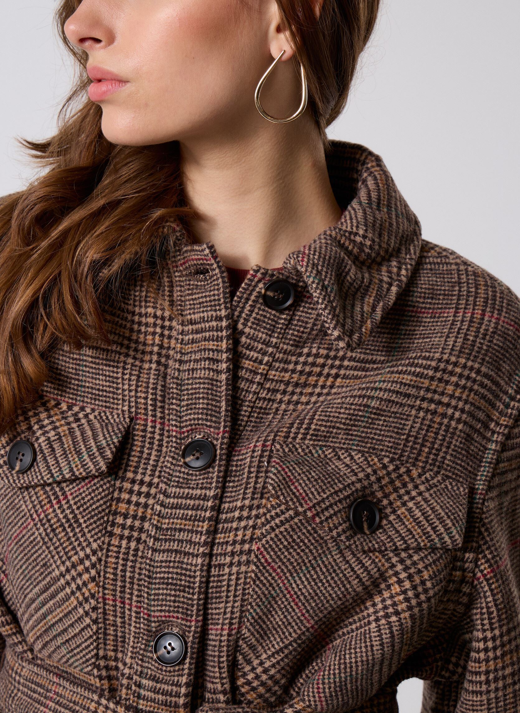 Jassen Neddy dames bruin La Petite Etoile Jassen Neddy dames bruin Carreaux