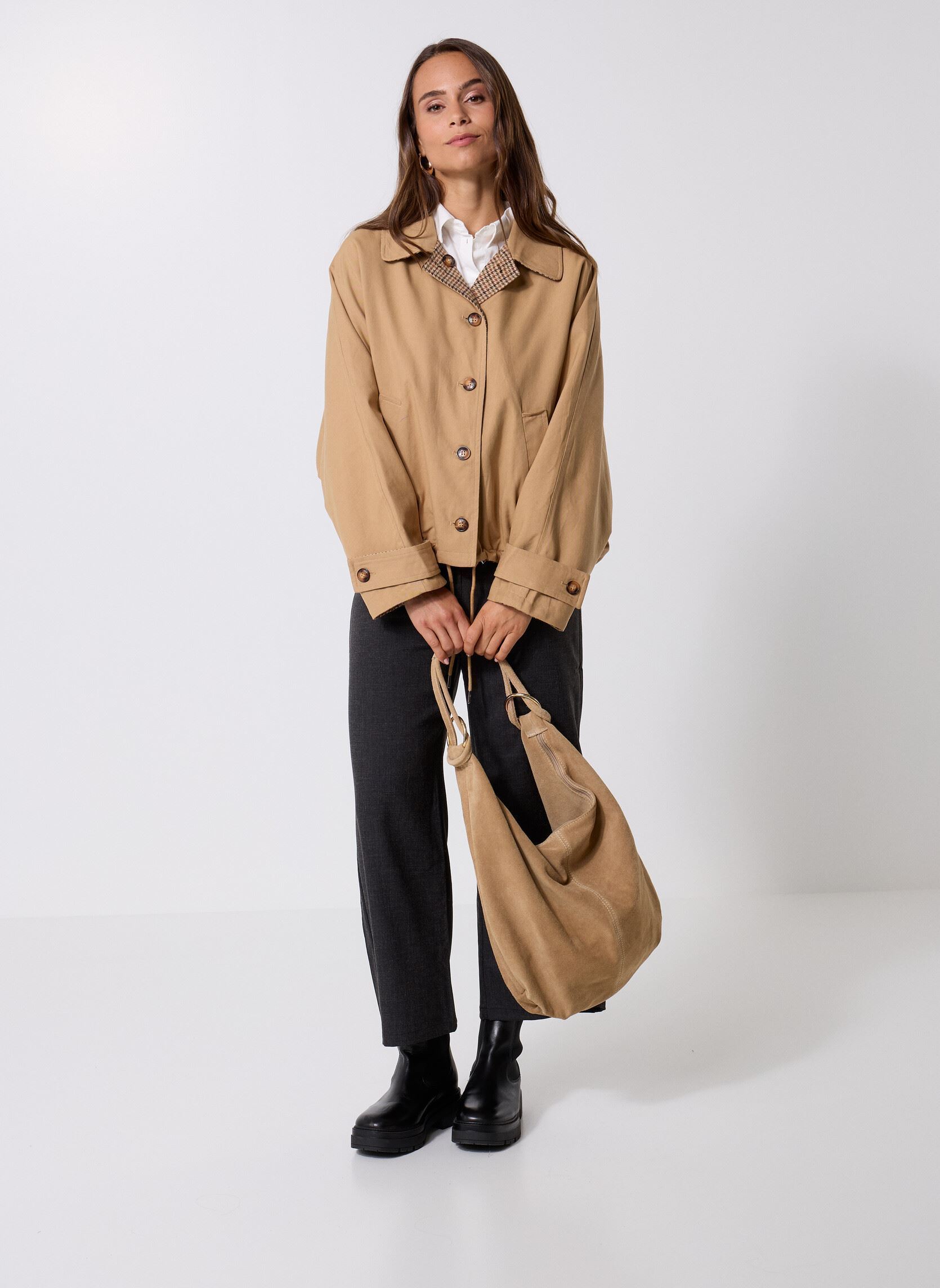 Winterjas Nerea dames bruin La Petite Etoile Winterjas Nerea dames bruin Camel