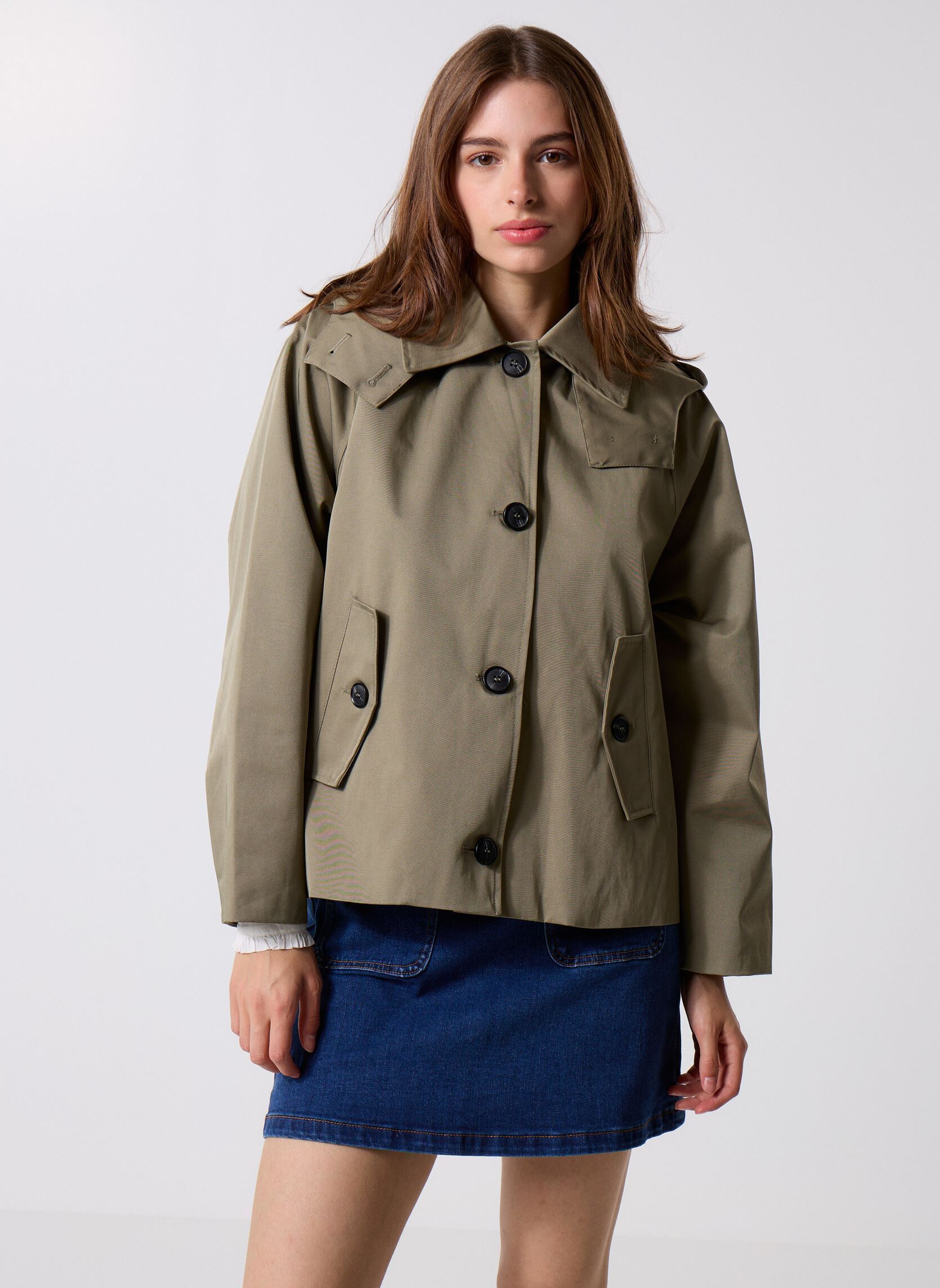 Winterjas Nolan dames groen La Petite Etoile Winterjas Nolan dames groen Kaki