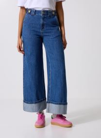 Wijde jeans / Flared Jeans Paxton dames roze