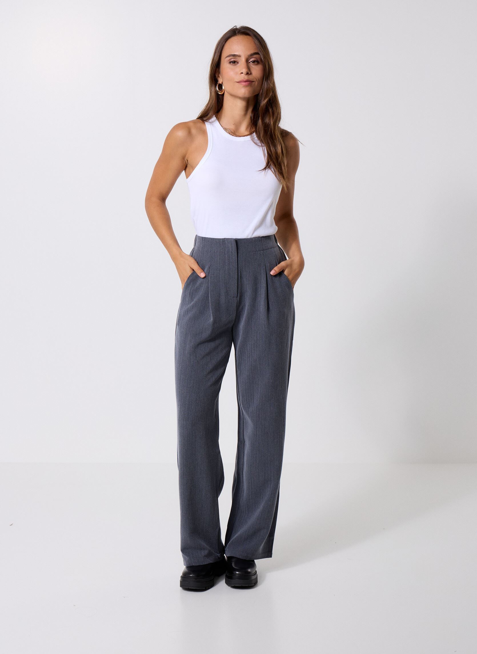 Pantalons larges Pely femme gris La Petite Etoile Pantalons larges Pely femme gris Gris