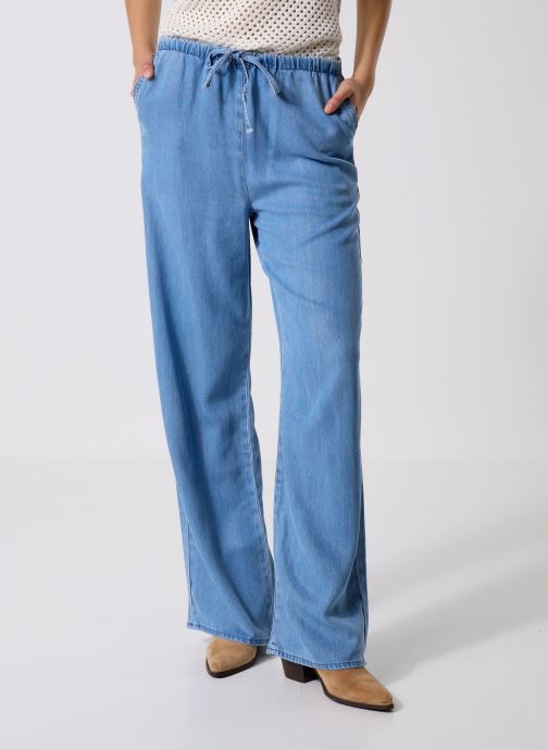 La Petite Etoile Pantalons larges Poeti femme bleu