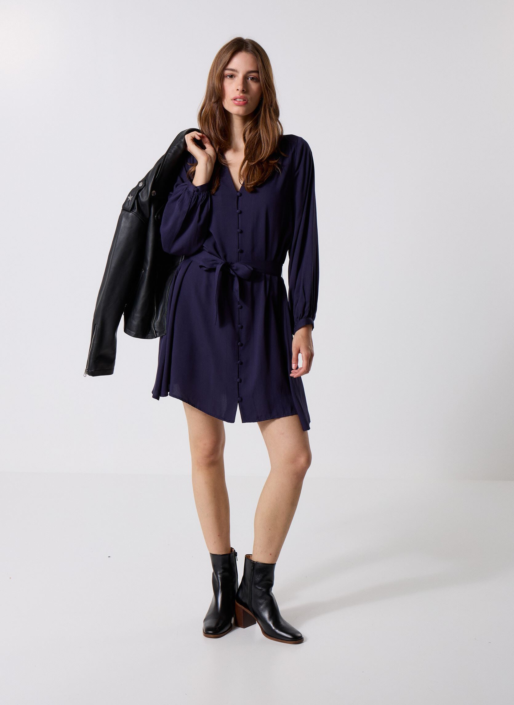 Robes Ruyan femme bleu La Petite Etoile Robes Ruyan femme bleu Marine
