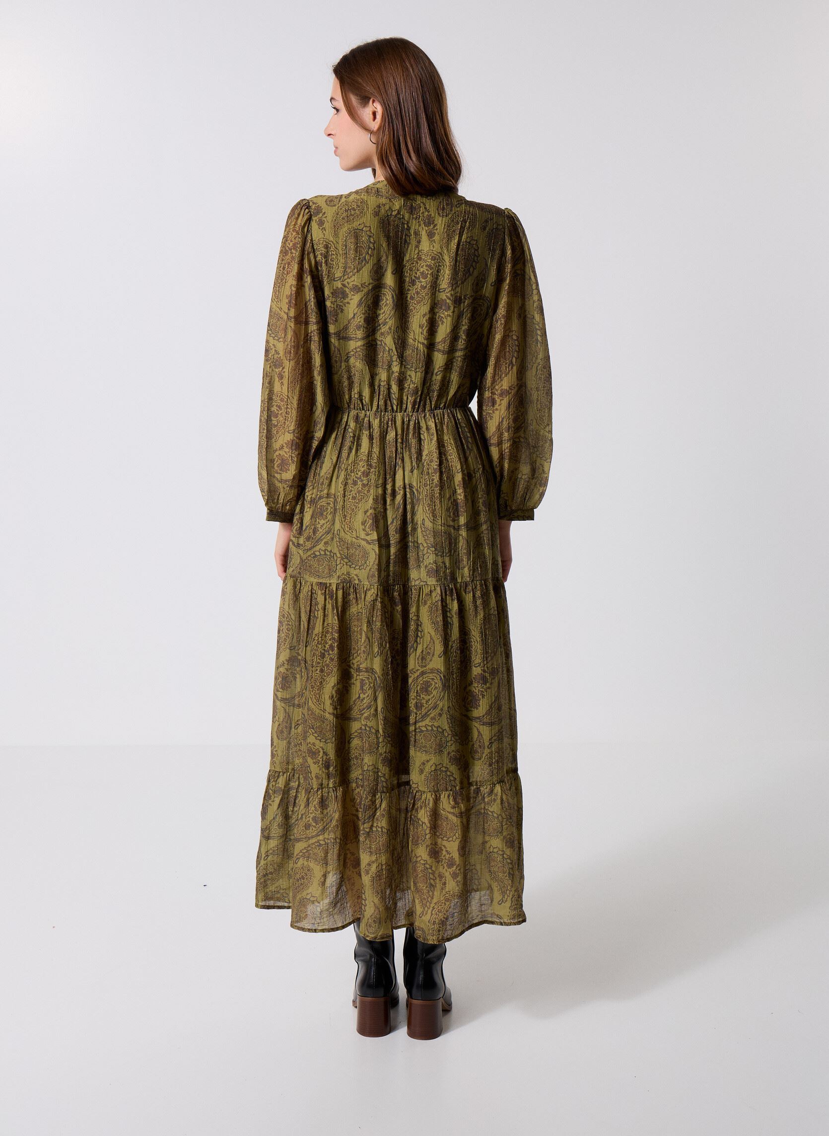 Lange jurken Ryma dames groen La Petite Etoile Lange jurken Ryma dames groen cachemire