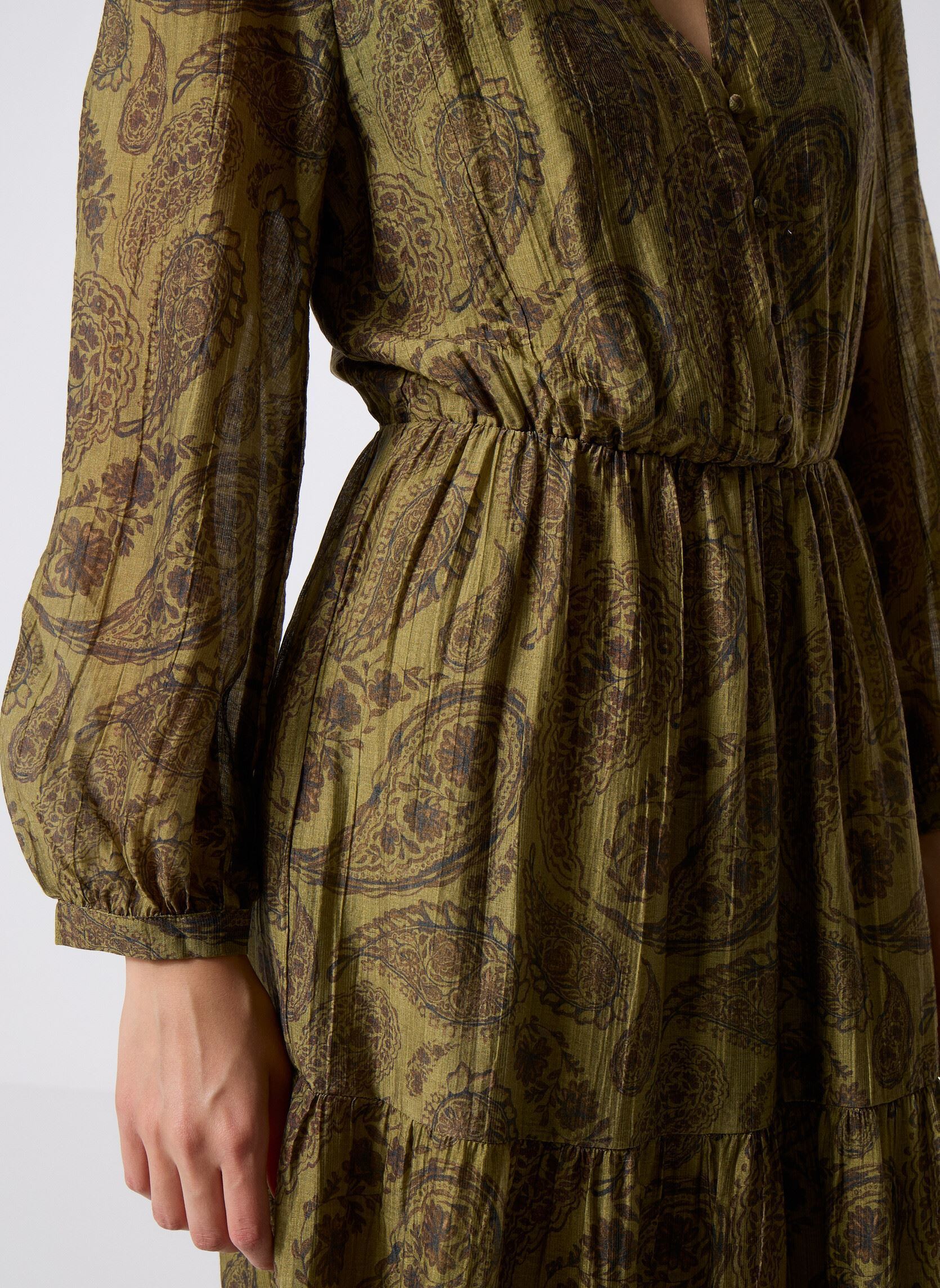 Lange jurken Ryma dames groen La Petite Etoile Lange jurken Ryma dames groen cachemire