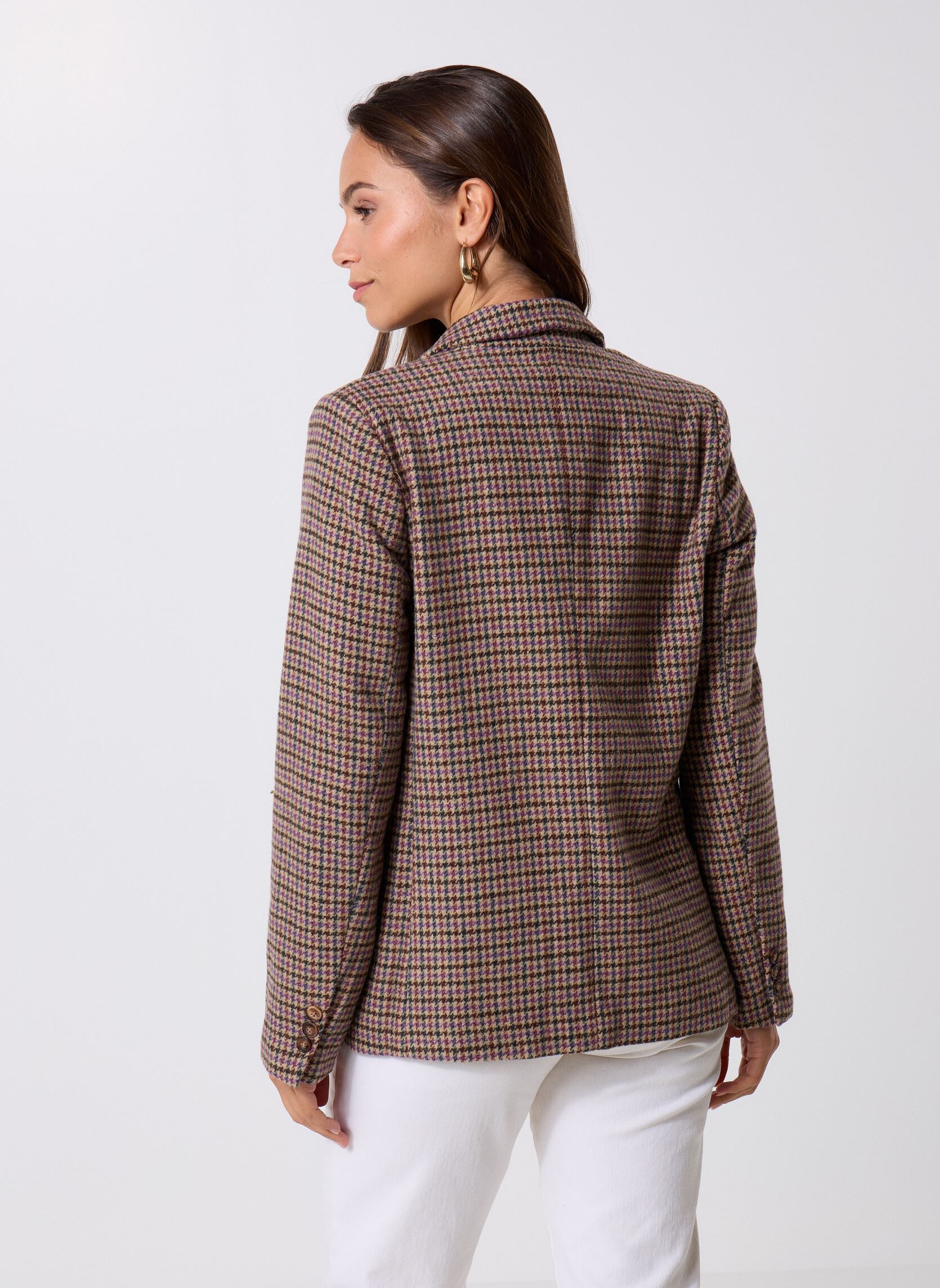 Vestes de blazer Vaness femme multicolore La Petite Etoile Vestes de blazer Vaness femme multicolore PIED DE POULE