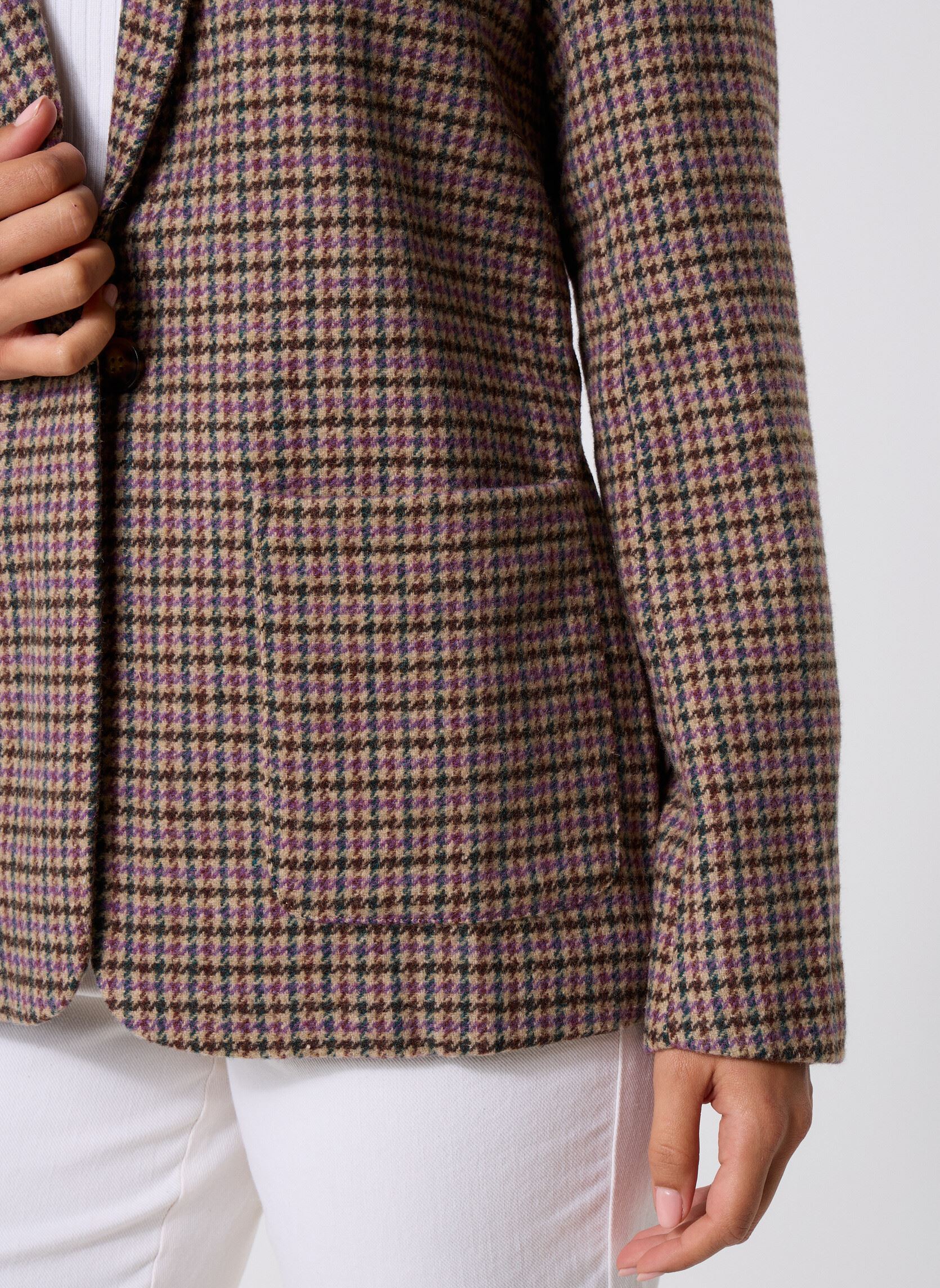 Vestes de blazer Vaness femme multicolore La Petite Etoile Vestes de blazer Vaness femme multicolore PIED DE POULE