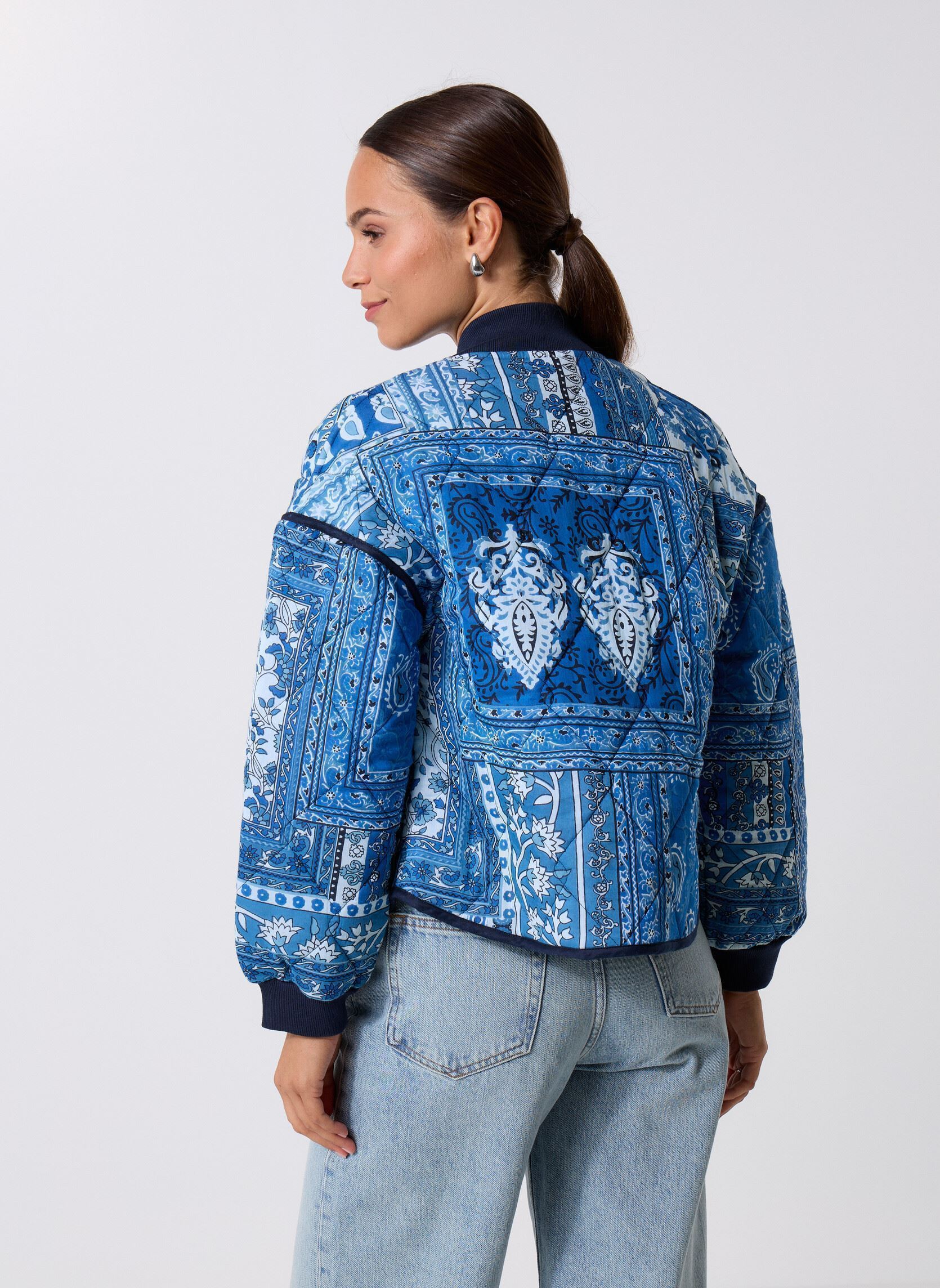 Chaquetas Vayla mujer azul La Petite Etoile Chaquetas Vayla mujer azul Patchwork