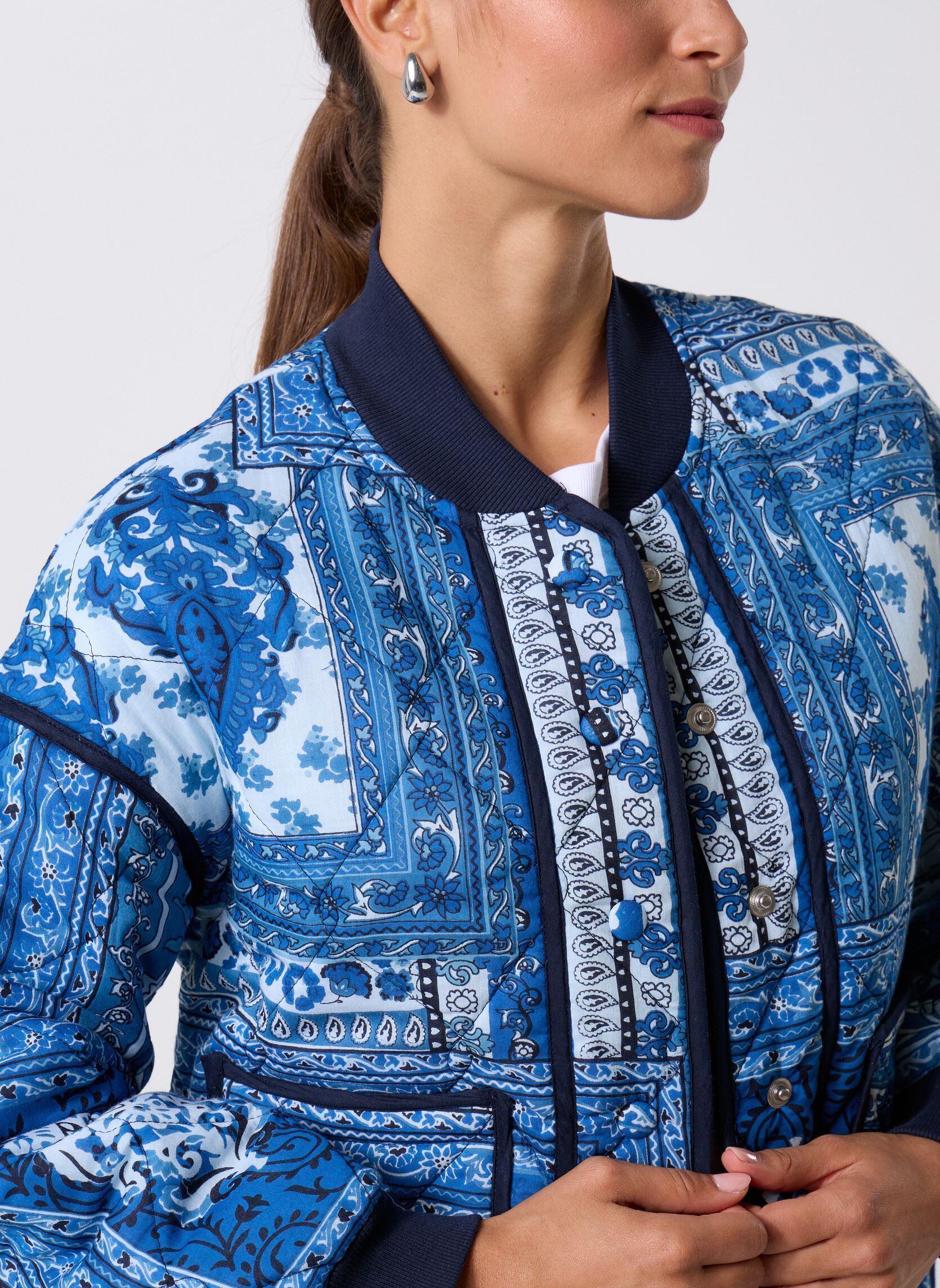 Chaquetas Vayla mujer azul La Petite Etoile Chaquetas Vayla mujer azul Patchwork