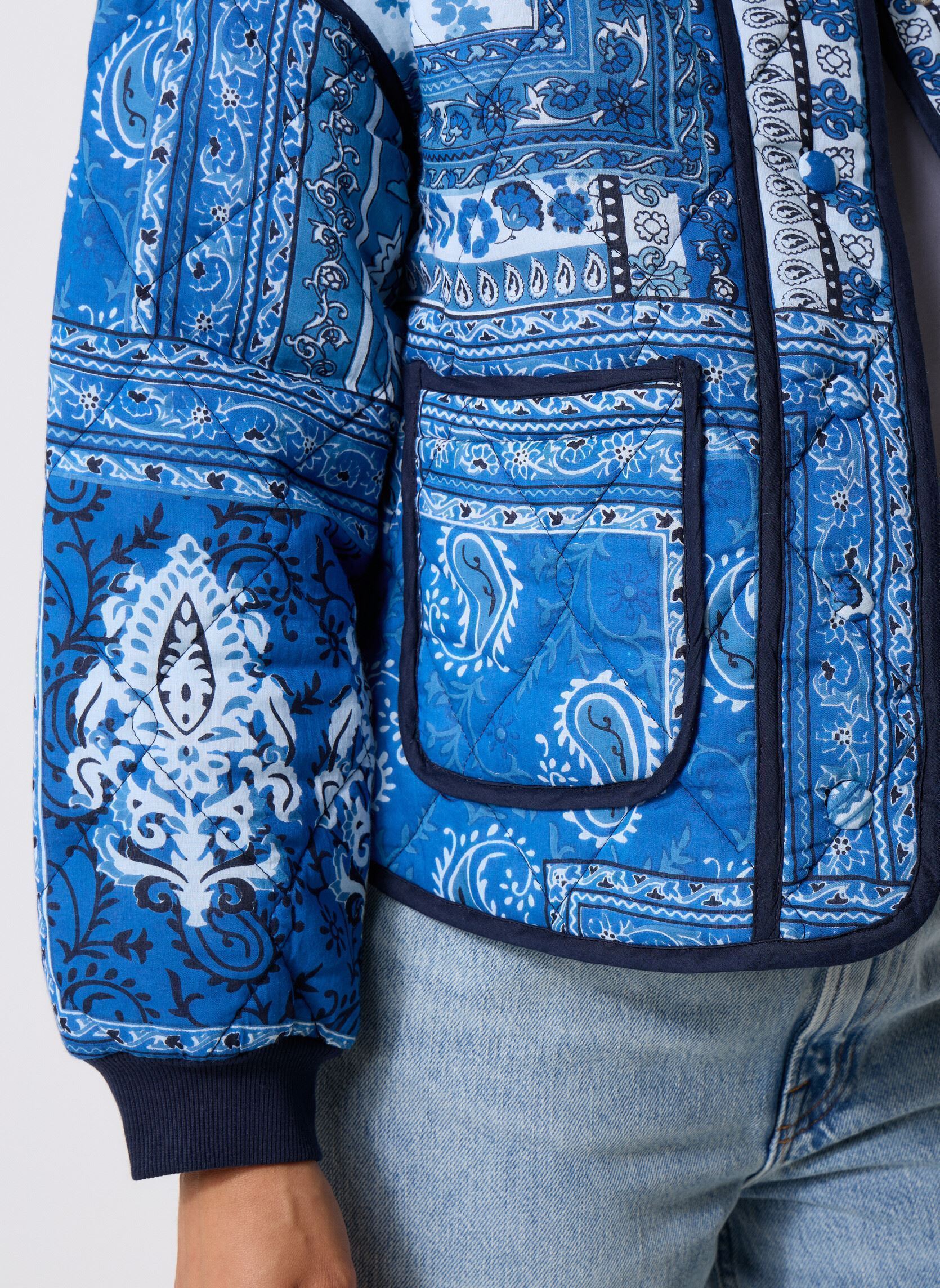 Chaquetas Vayla mujer azul La Petite Etoile Chaquetas Vayla mujer azul Patchwork
