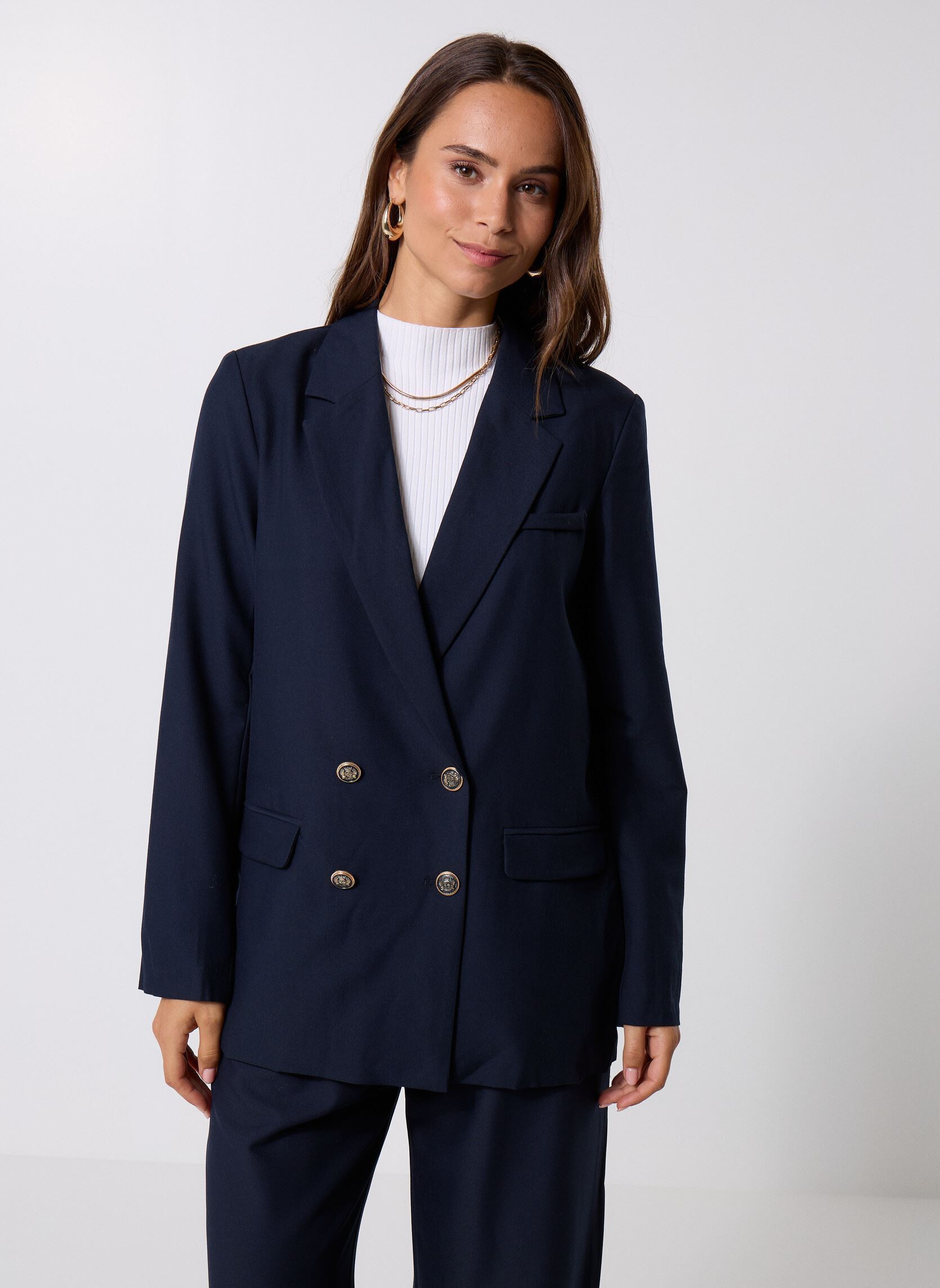 Vestes de blazer Victo femme bleu La Petite Etoile Vestes de blazer Victo femme bleu Marine