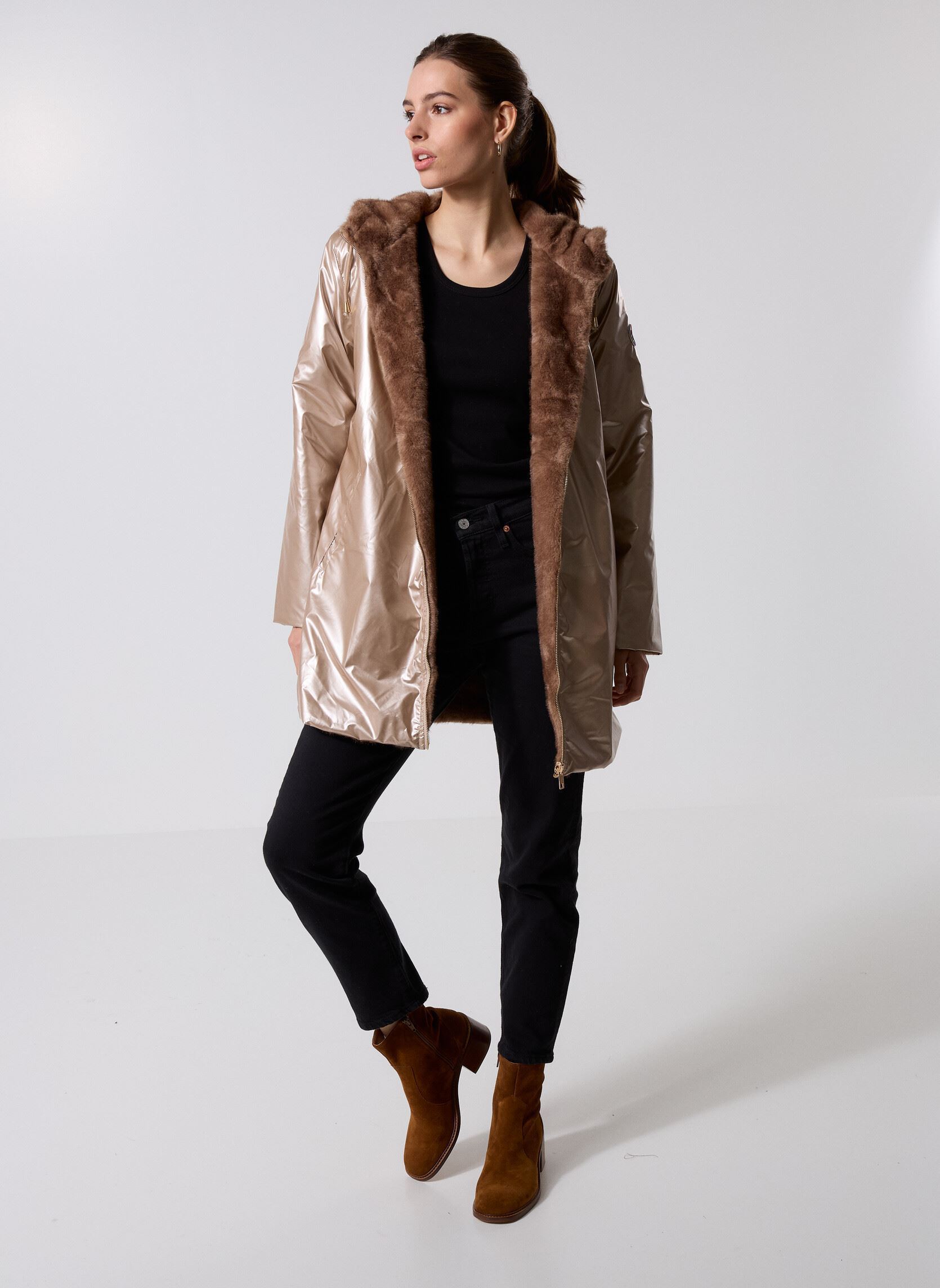 Vestes imperméable Nainy femme marron La Petite Etoile Vestes imperméable Nainy femme marron Taupe