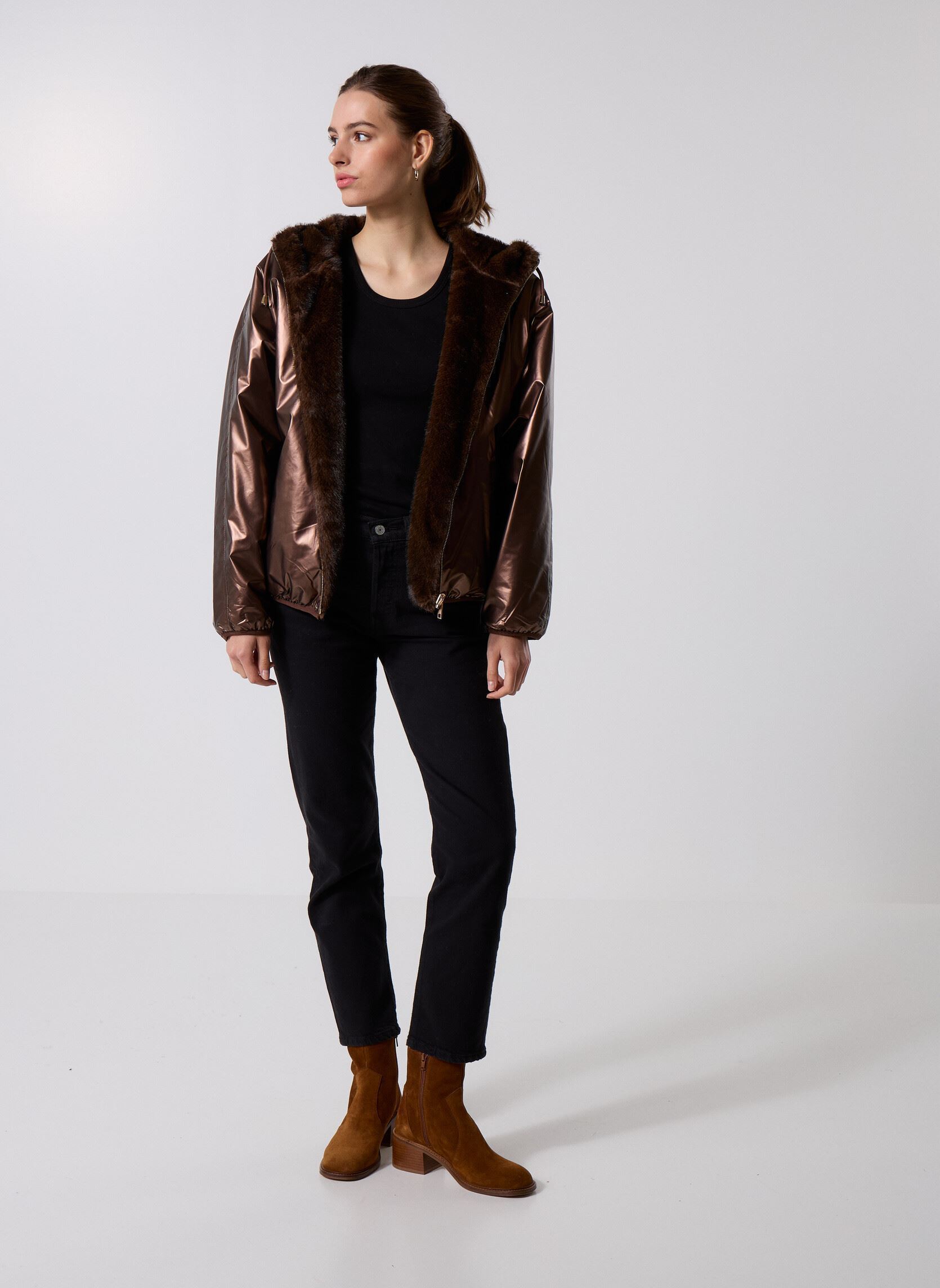 Vestes imperméable Nalia femme marron La Petite Etoile Vestes imperméable Nalia femme marron marron