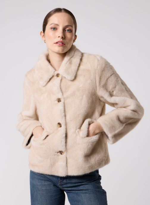 La Petite Etoile Pelzmäntel Nato damen beige