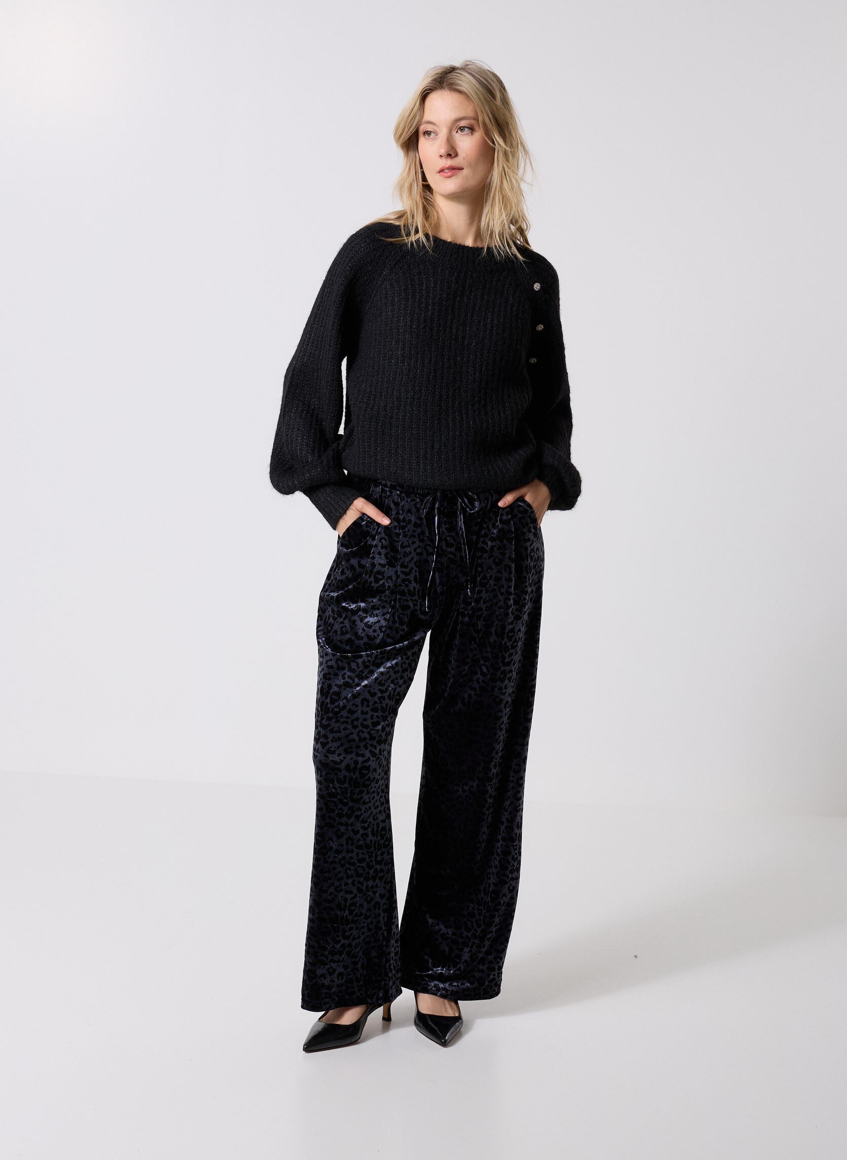 Pullover LAL504DH damen schwarz Lili Sidonio Pullover LAL504DH damen schwarz BLACK