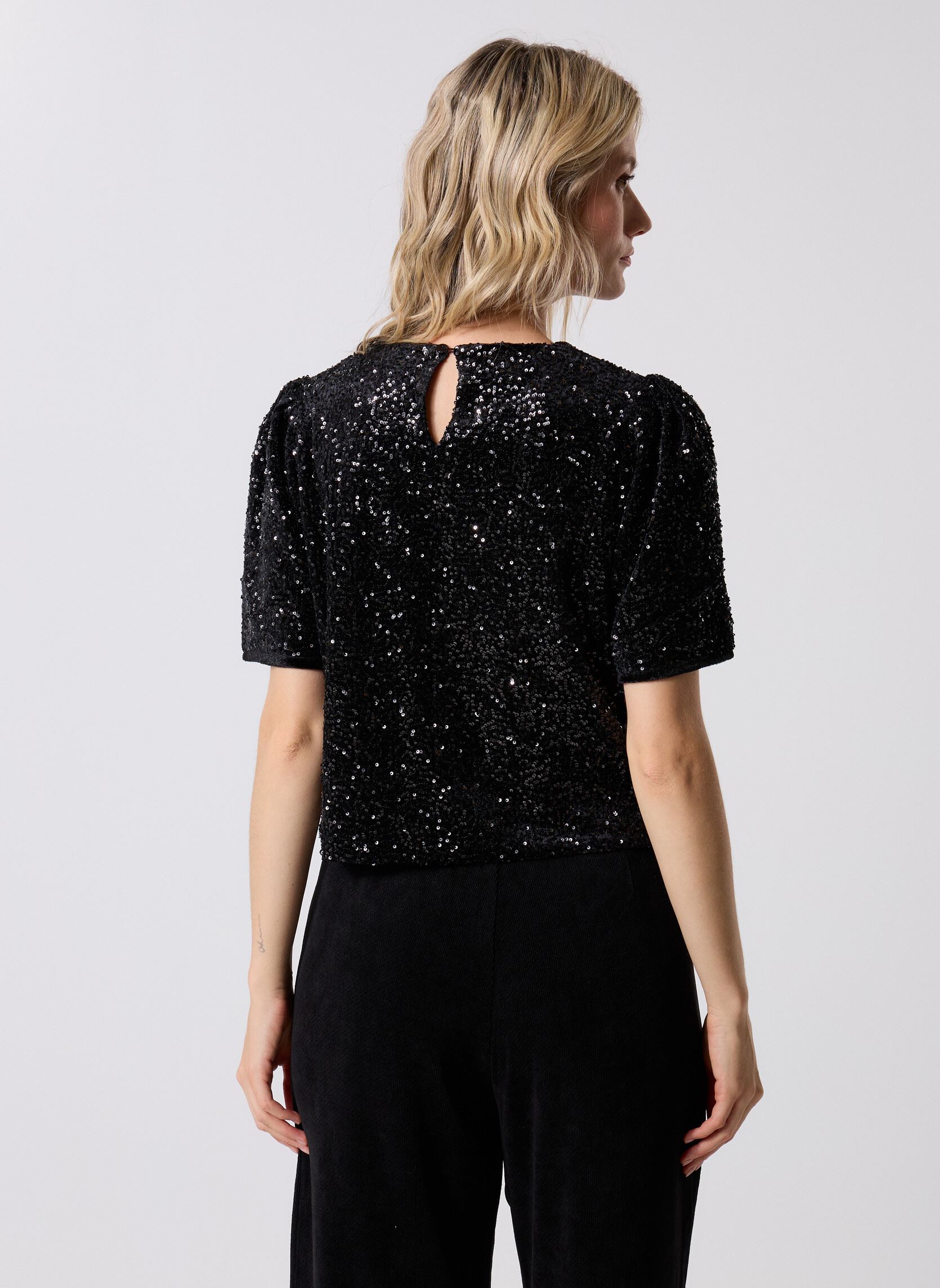 T-shirts met korte mouwen LAL585DH dames zwart Lili Sidonio T-shirts met korte mouwen LAL585DH dames zwart BLACK