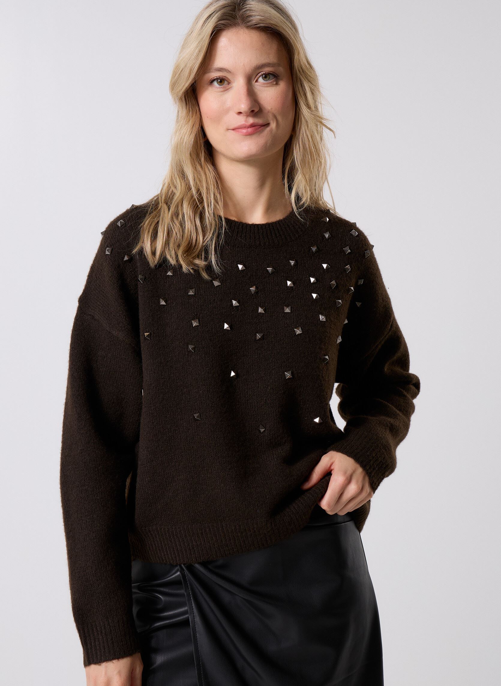 Pulls LAL607DN femme marron Lili Sidonio Pulls LAL607DN femme marron BROWN