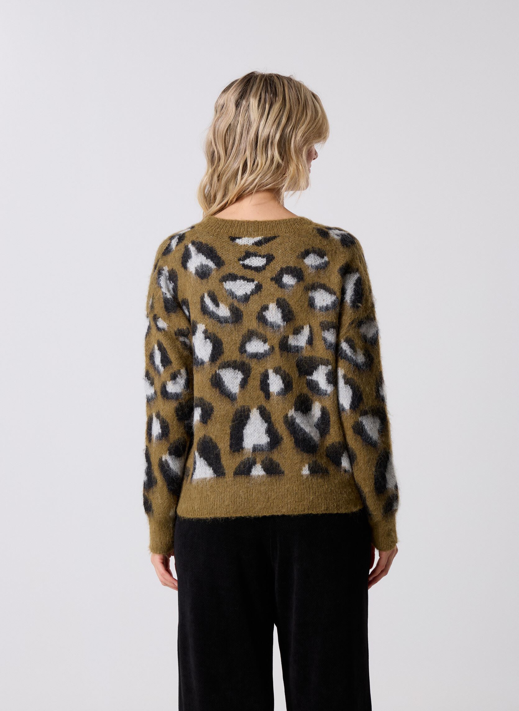 Pullover LAL613DH damen grün Lili Sidonio Pullover LAL613DH damen grün KHAKI