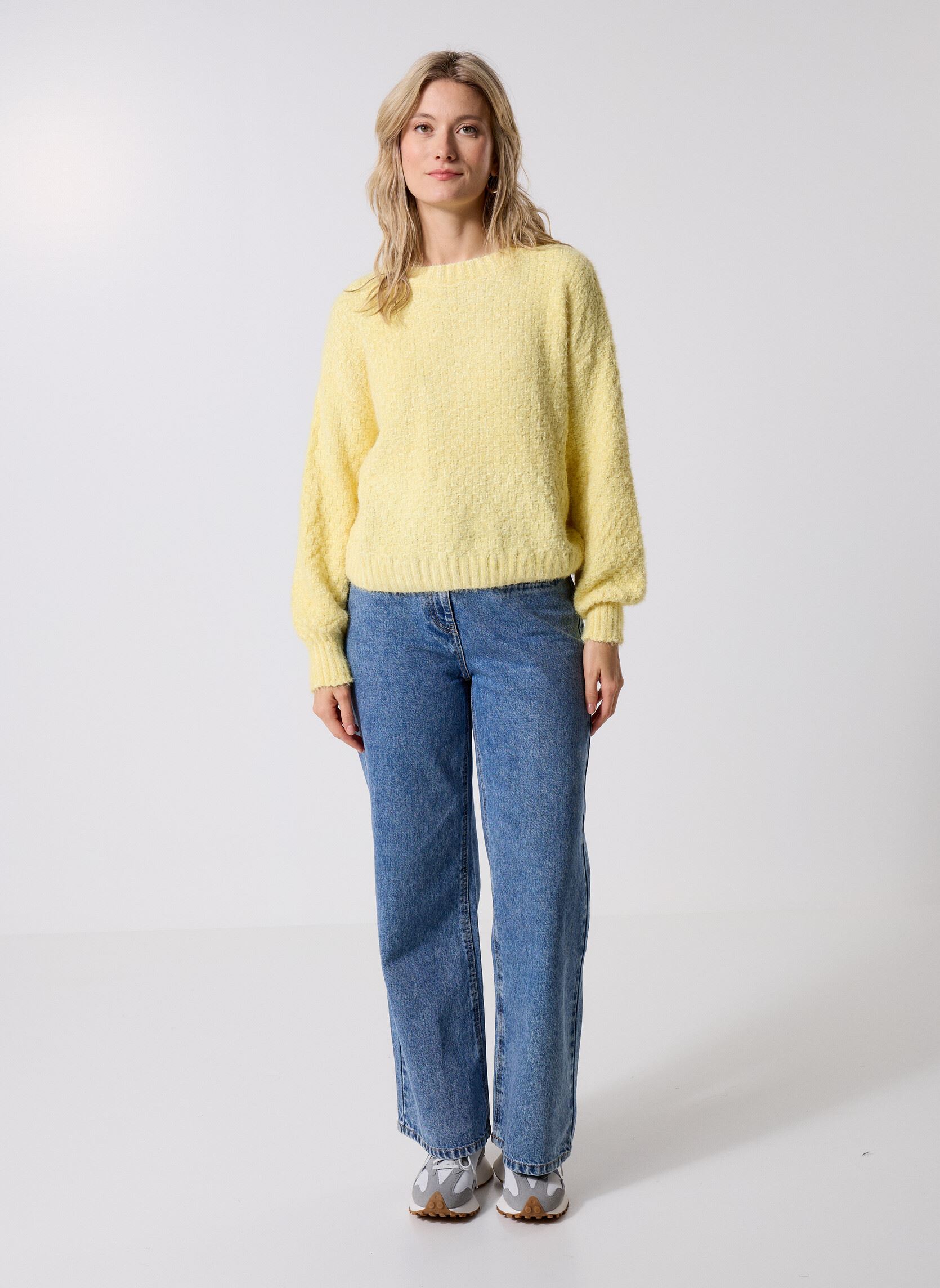 Pulls LAL620DH femme jaune Lili Sidonio Pulls LAL620DH femme jaune YELLOW