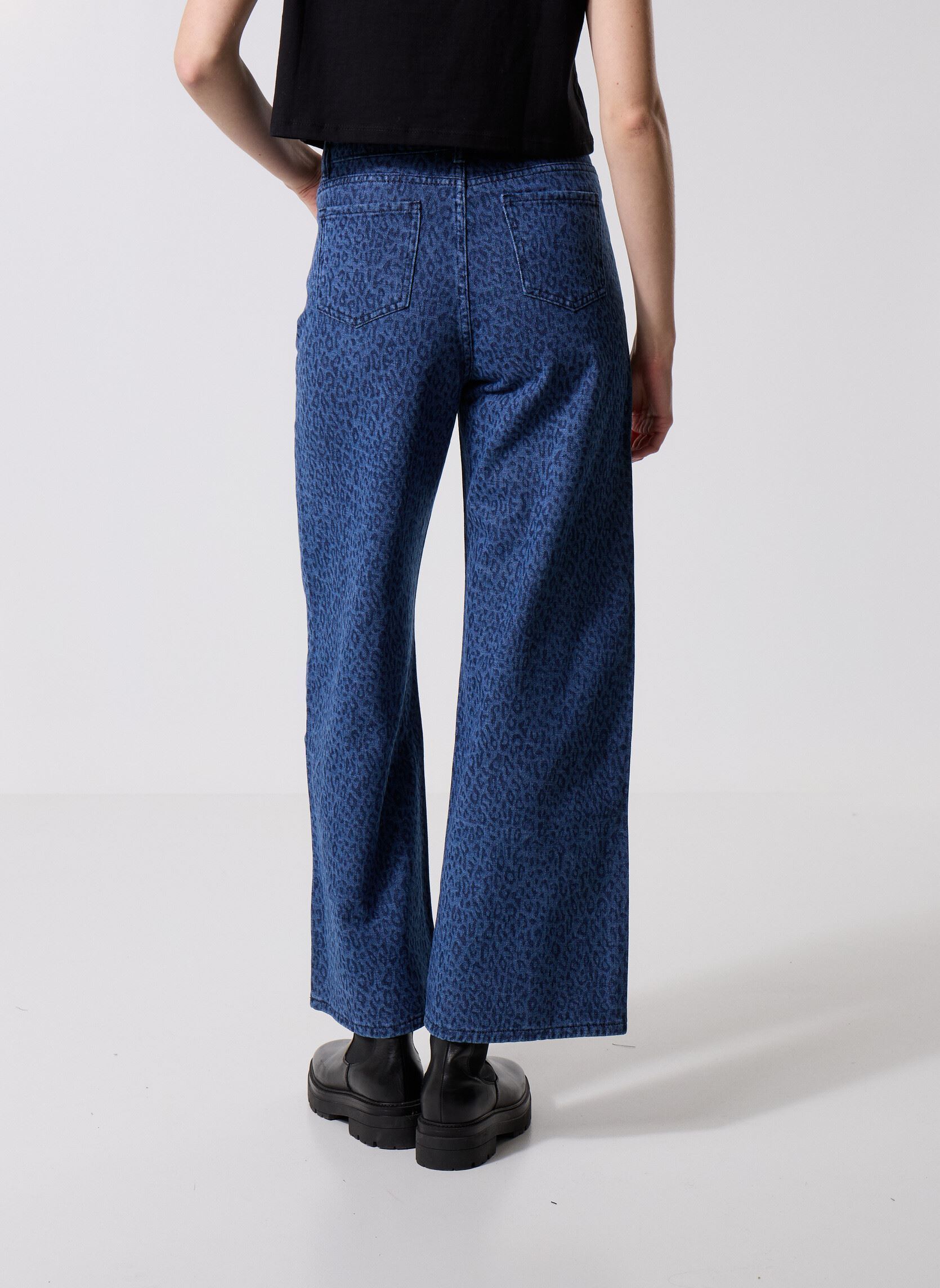 Jeans large EL1137DH femme bleu Lili Sidonio Jeans large EL1137DH femme bleu DENIM BLUE