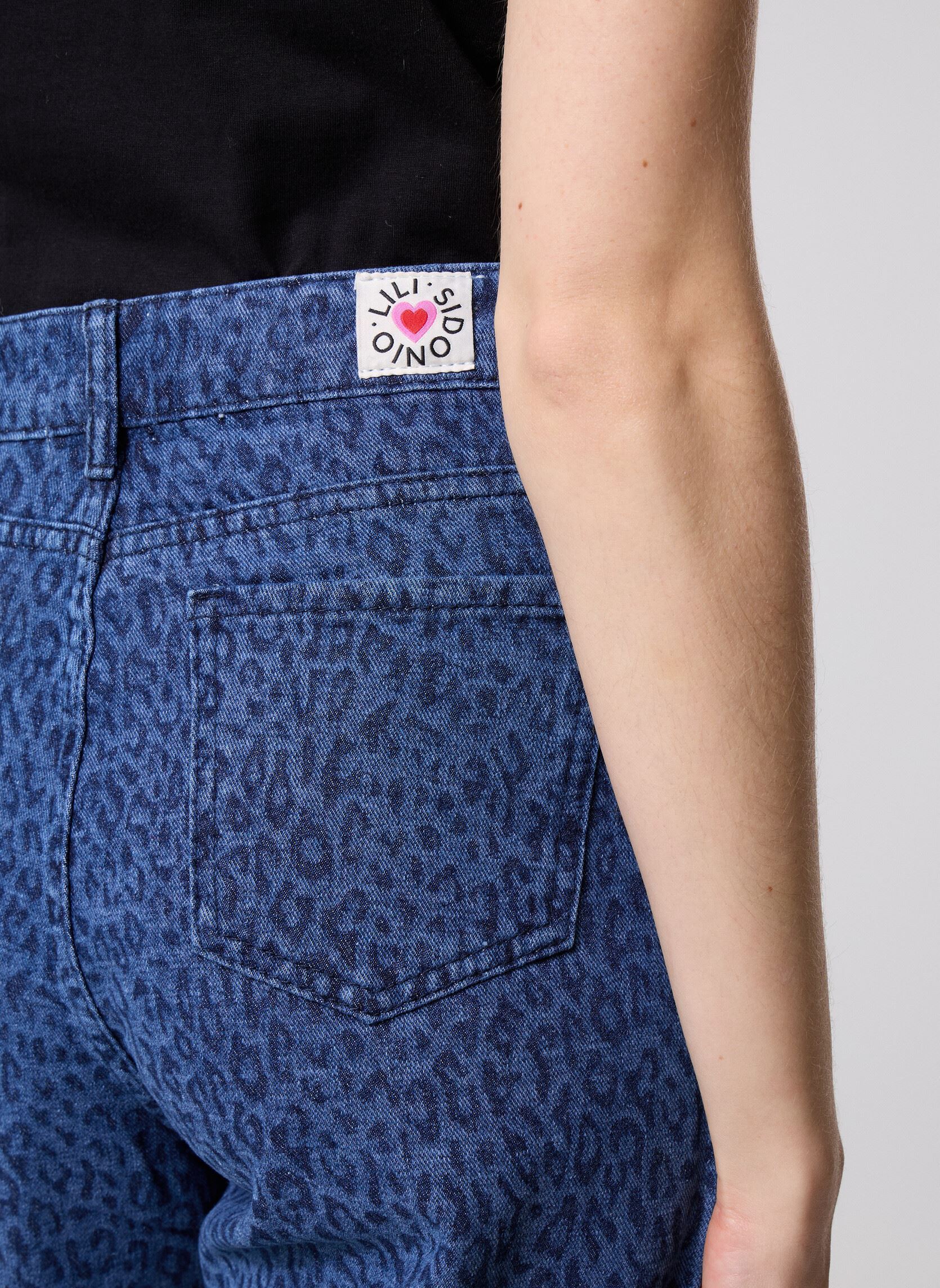 Jeans large EL1137DH femme bleu Lili Sidonio Jeans large EL1137DH femme bleu DENIM BLUE