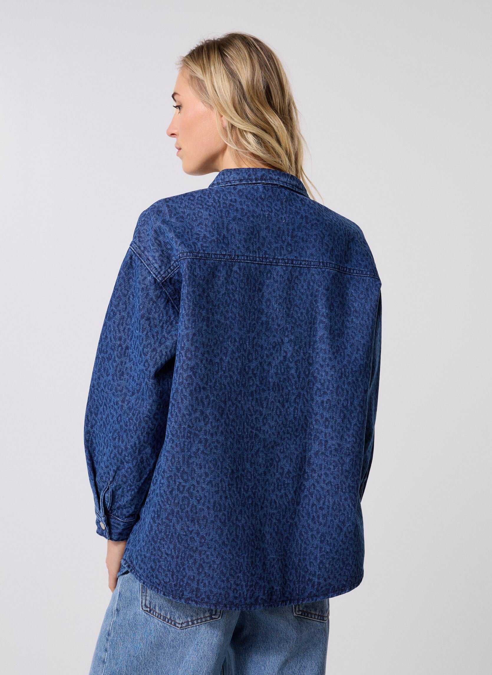 Chemises manches longues EL1138DH femme bleu Lili Sidonio Chemises manches longues EL1138DH femme bleu DENIM BLUE