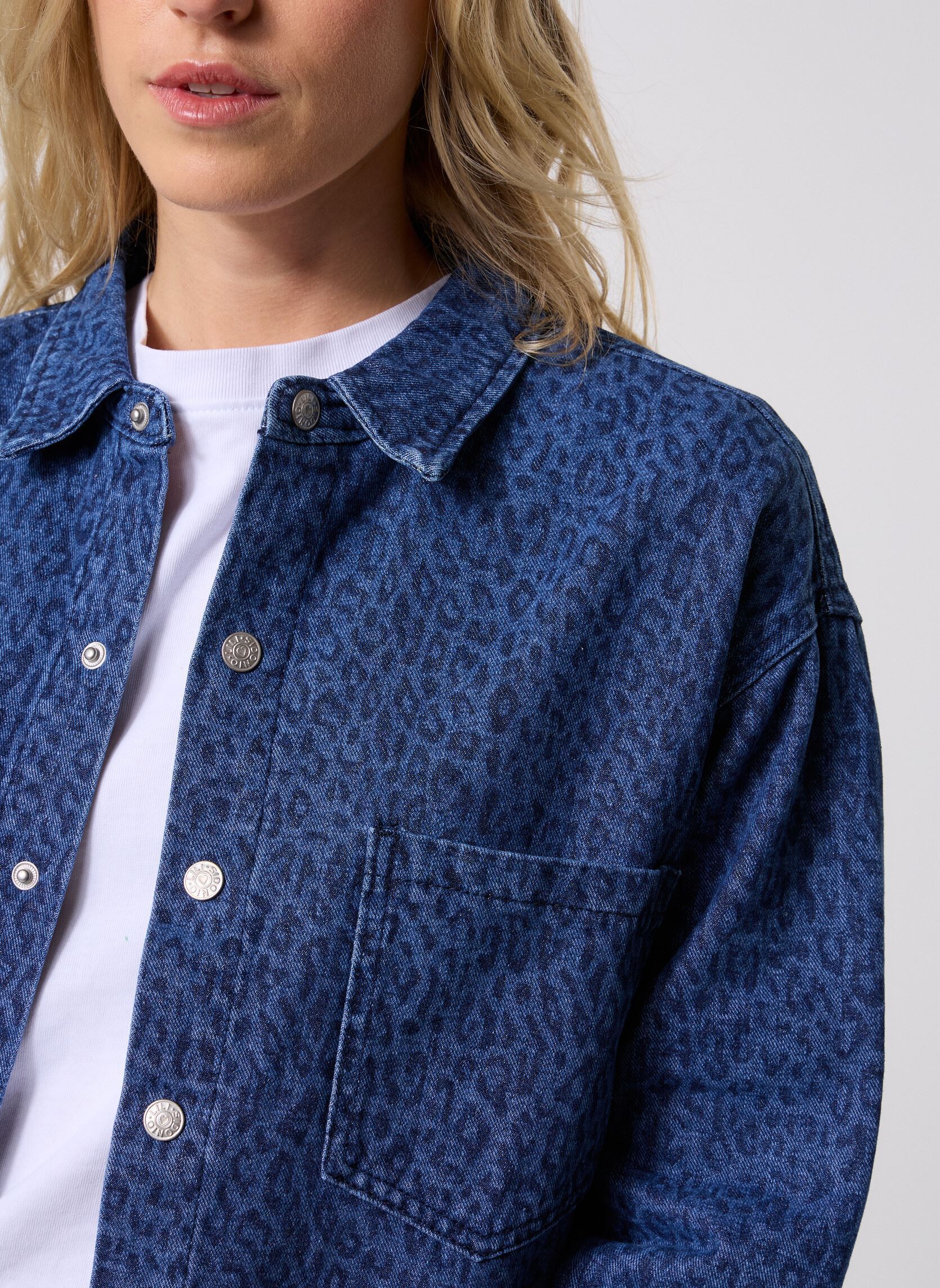 Chemises manches longues EL1138DH femme bleu Lili Sidonio Chemises manches longues EL1138DH femme bleu DENIM BLUE