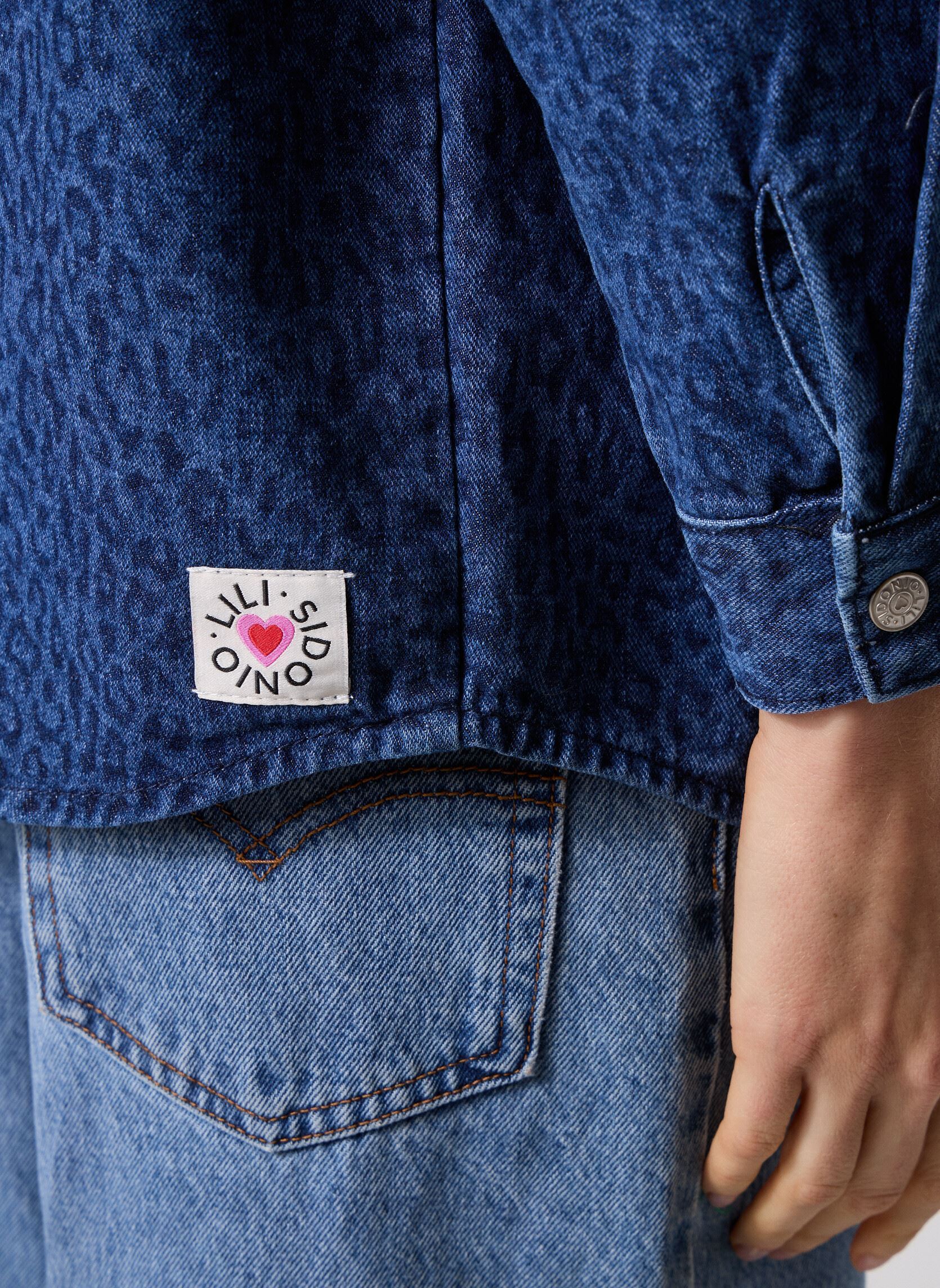 Chemises manches longues EL1138DH femme bleu Lili Sidonio Chemises manches longues EL1138DH femme bleu DENIM BLUE