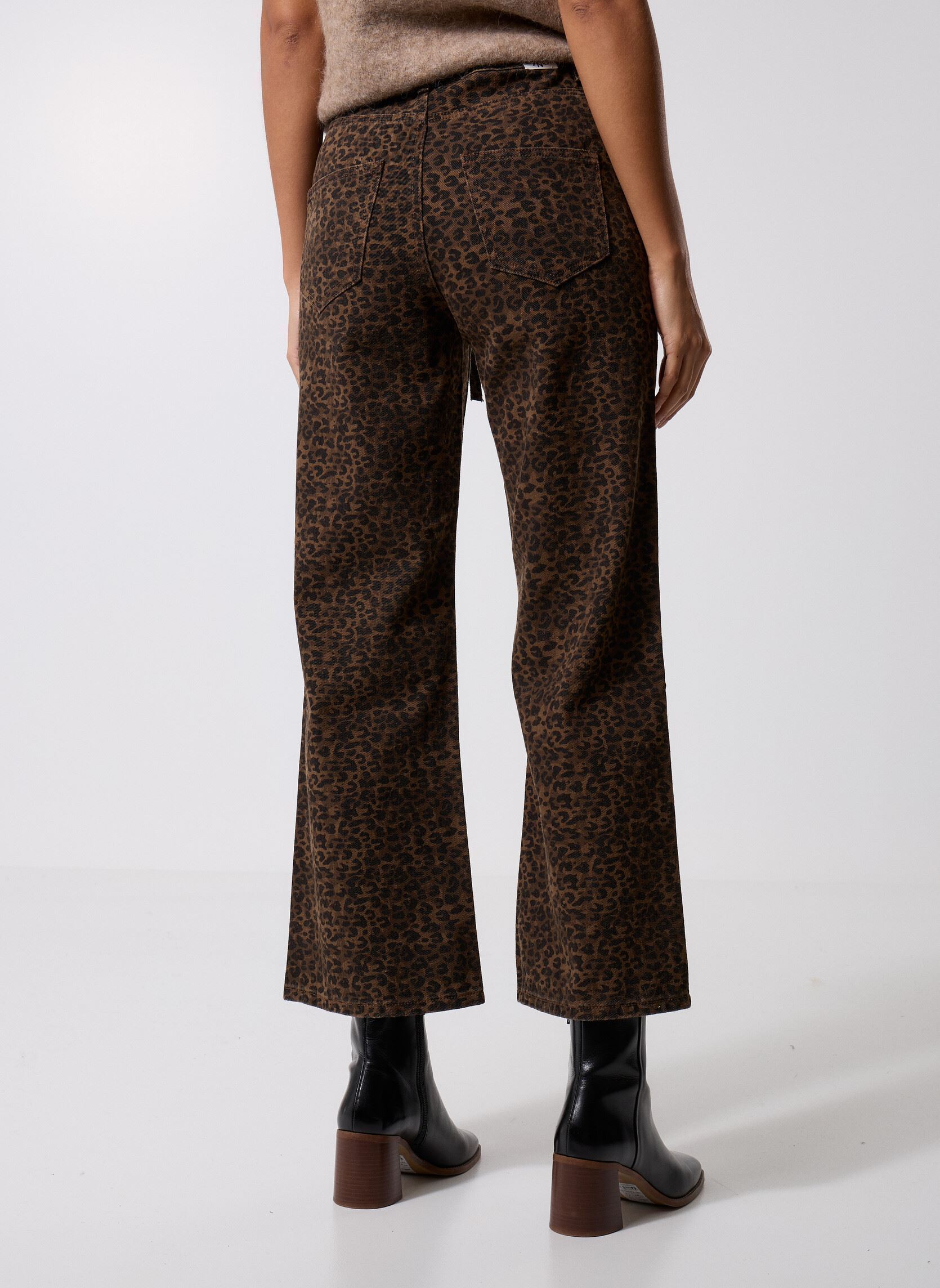 Jeans large ELF1002DH femme marron Lili Sidonio Jeans large ELF1002DH femme marron BROWN