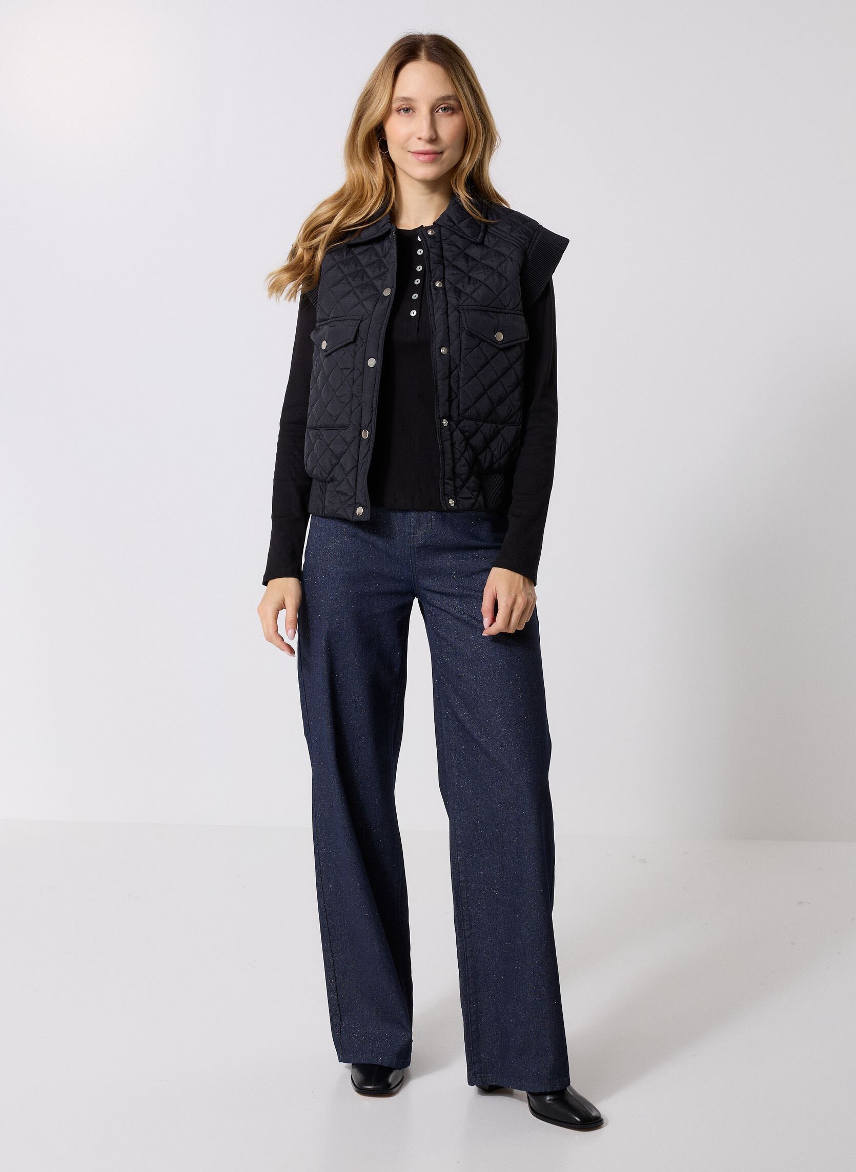 Doudounes sans manches HAL44DH femme noir Lili Sidonio Doudounes sans manches HAL44DH femme noir BLACK