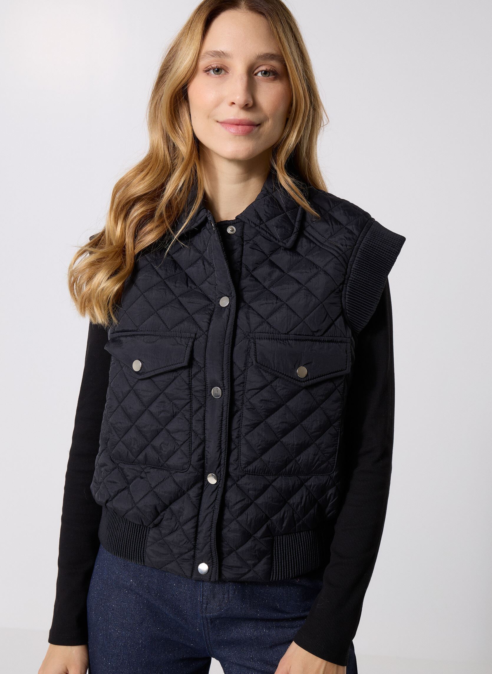 Doudounes sans manches HAL44DH femme noir Lili Sidonio Doudounes sans manches HAL44DH femme noir BLACK