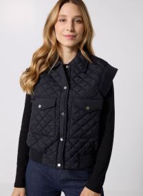 Doudounes sans manches HAL44DH femme noir