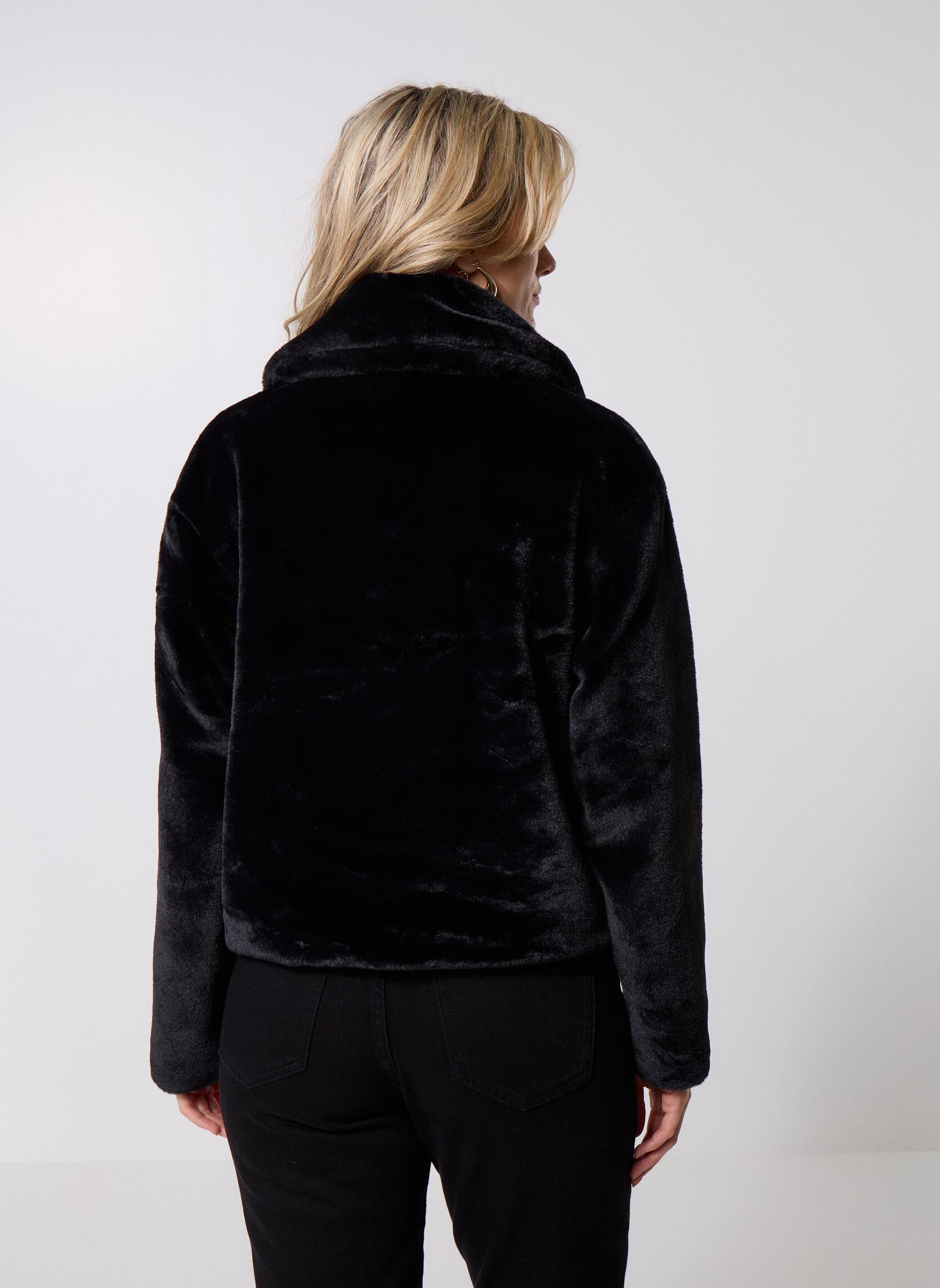 Pelzmäntel HAL51DH damen schwarz Lili Sidonio Pelzmäntel HAL51DH damen schwarz BLACK