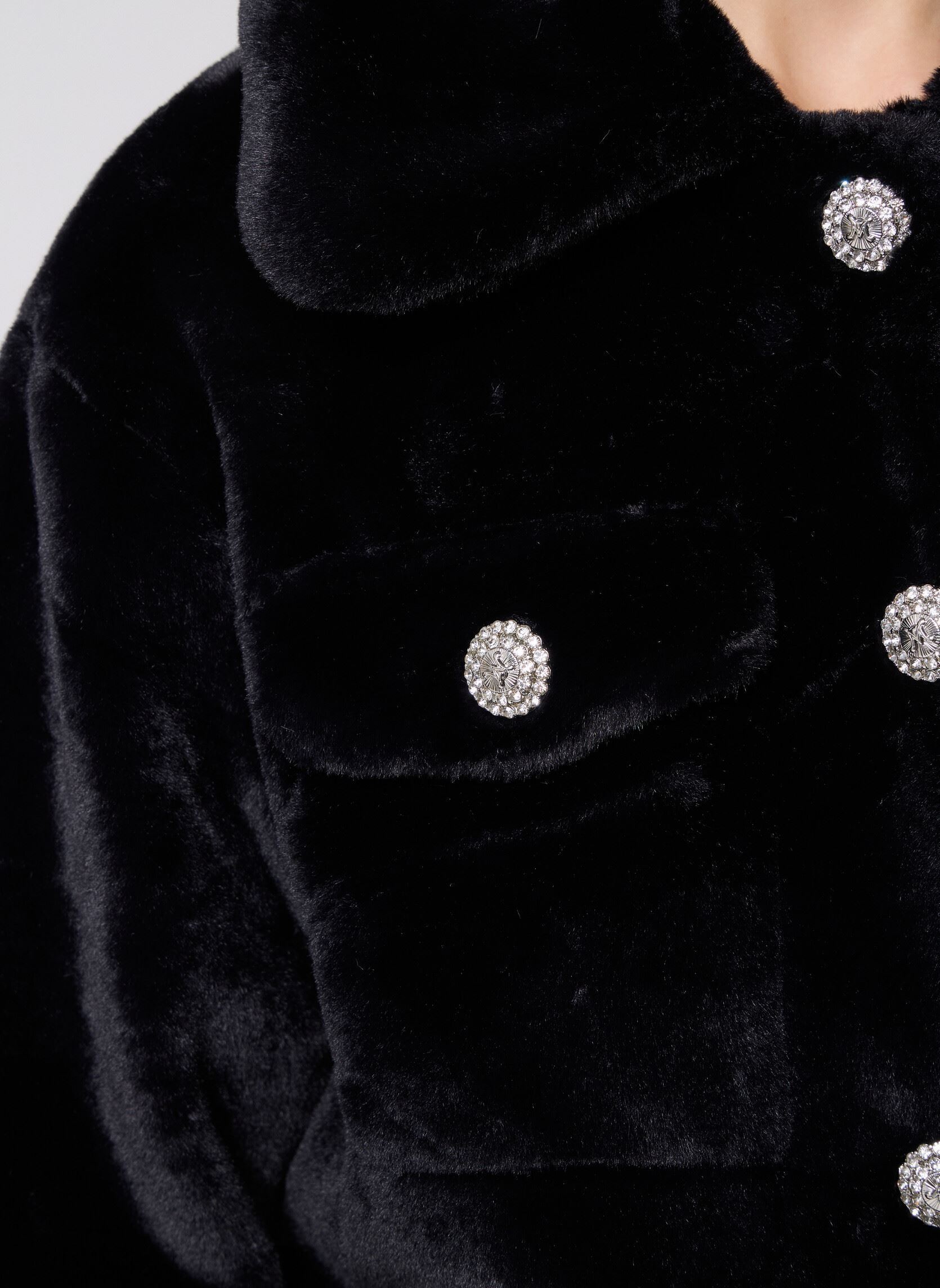 Pelzmäntel HAL51DH damen schwarz Lili Sidonio Pelzmäntel HAL51DH damen schwarz BLACK
