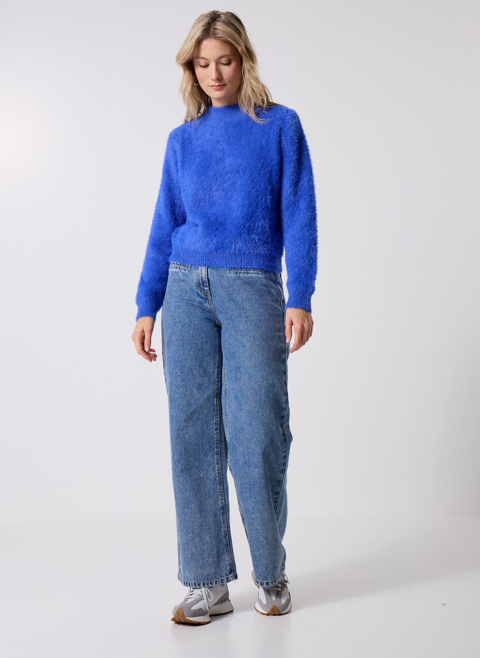 Pullover LAL486ADH damen blau Lili Sidonio Pullover LAL486ADH damen blau ROYAL BLUE