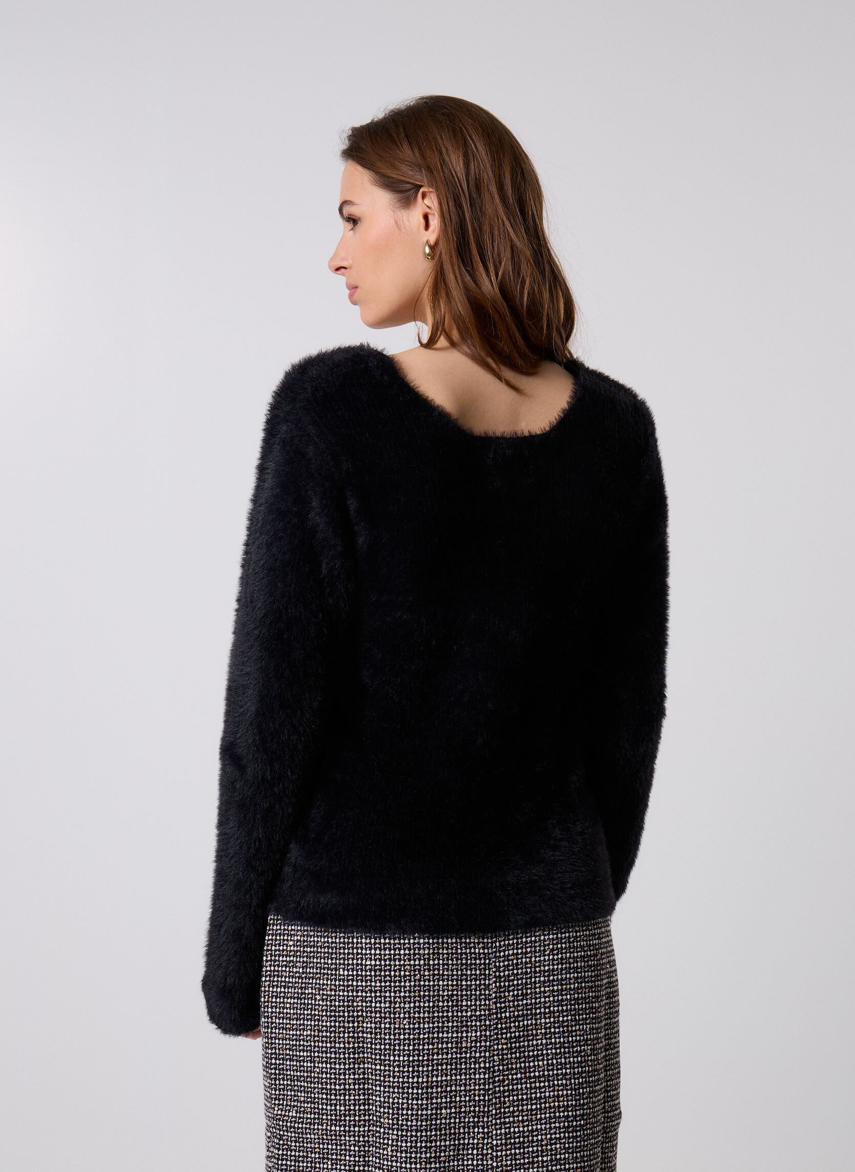 Pullover LAL594DN damen schwarz Lili Sidonio Pullover LAL594DN damen schwarz BLACK