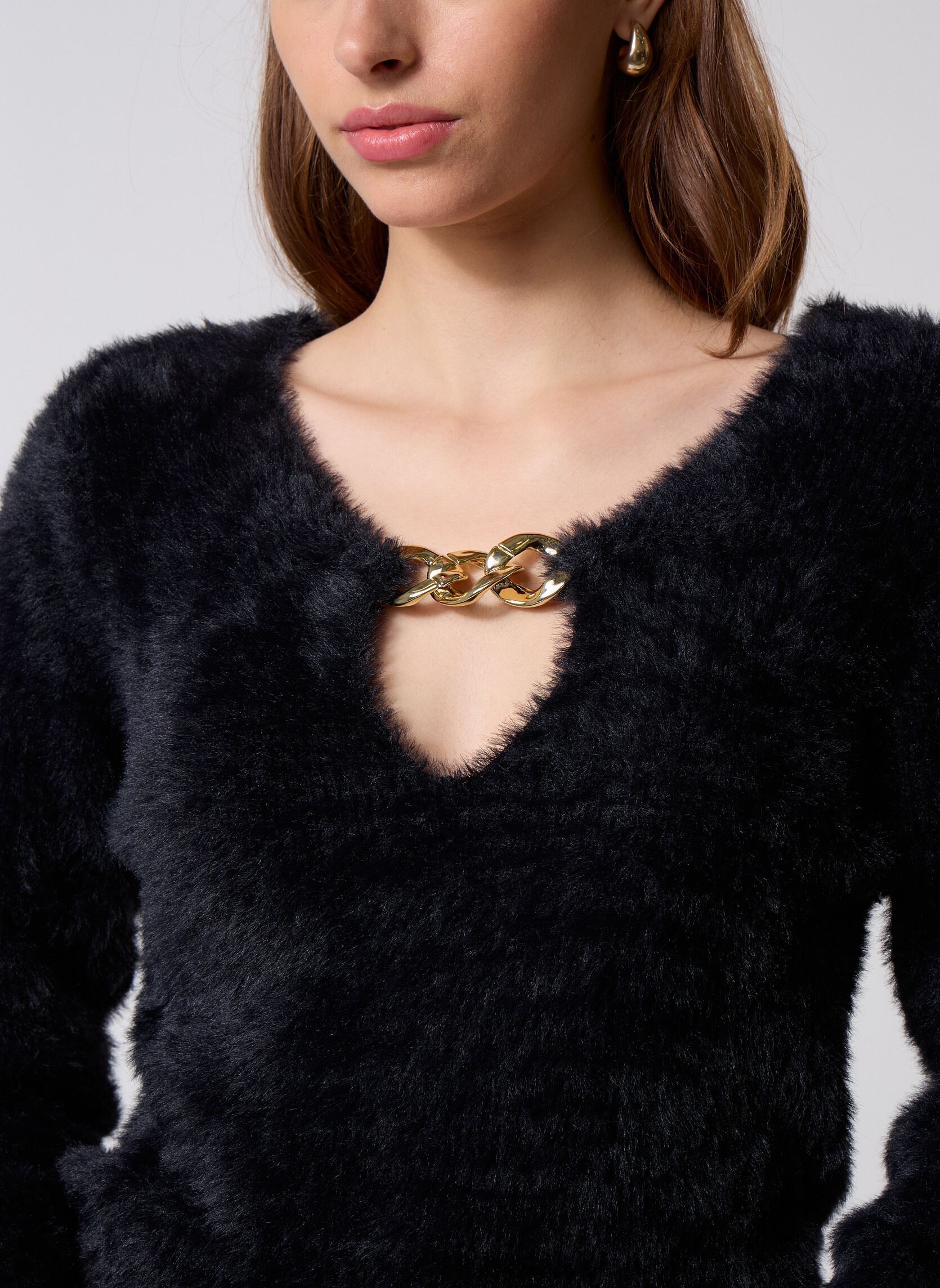 Pullover LAL594DN damen schwarz Lili Sidonio Pullover LAL594DN damen schwarz BLACK