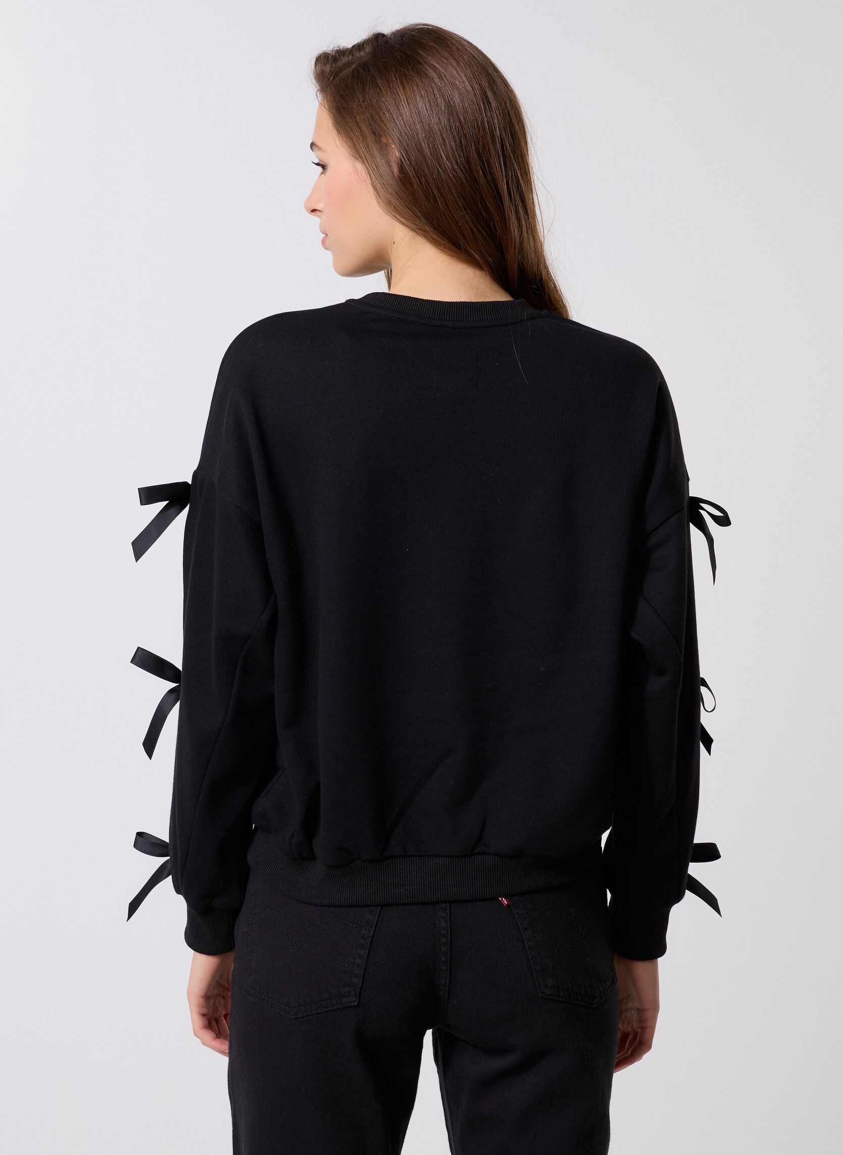 Sweater LAL595DN dames zwart Lili Sidonio Sweater LAL595DN dames zwart BLACK