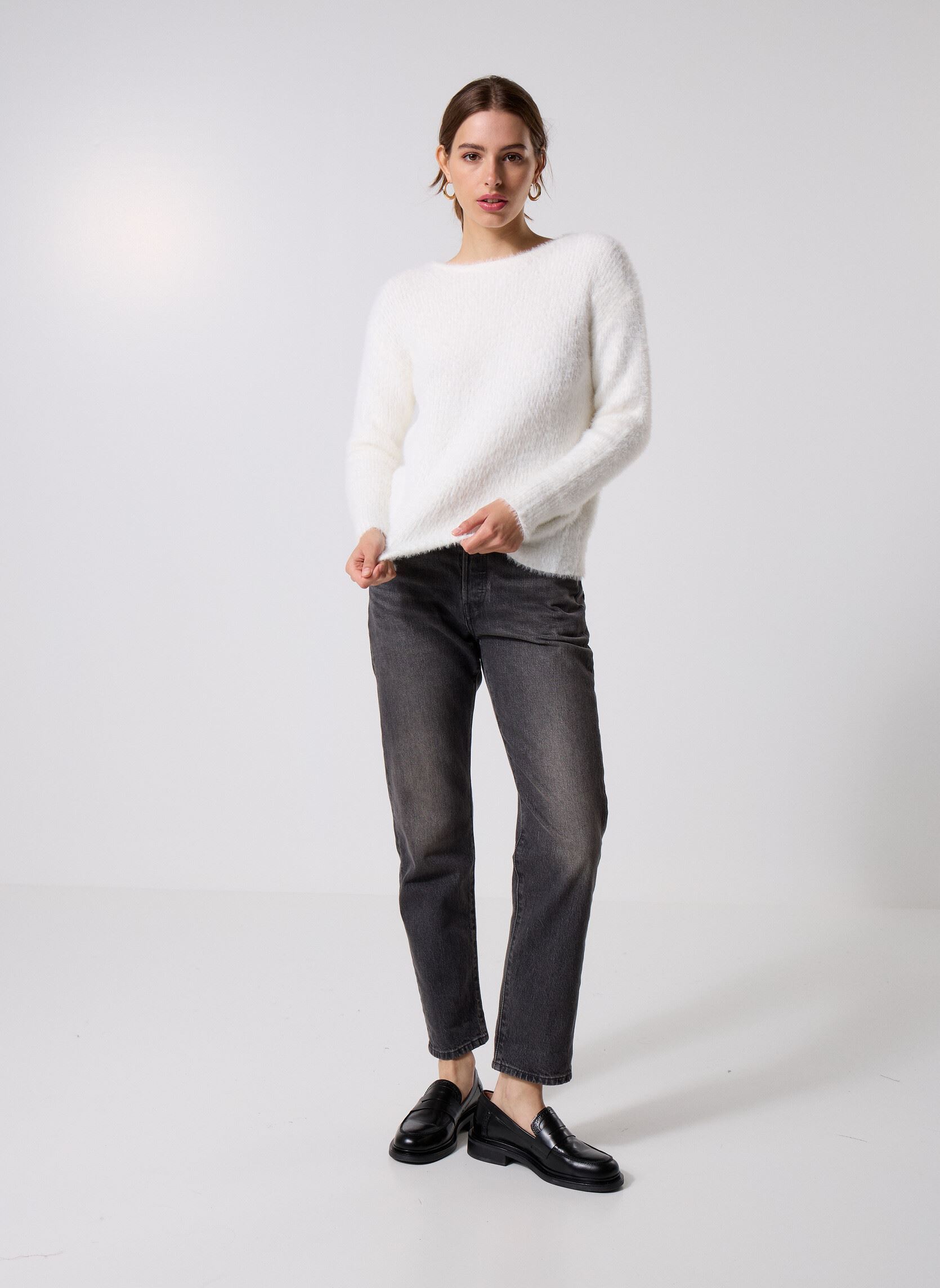 Pulls ML38DN femme blanc Lili Sidonio Pulls ML38DN femme blanc WHITE