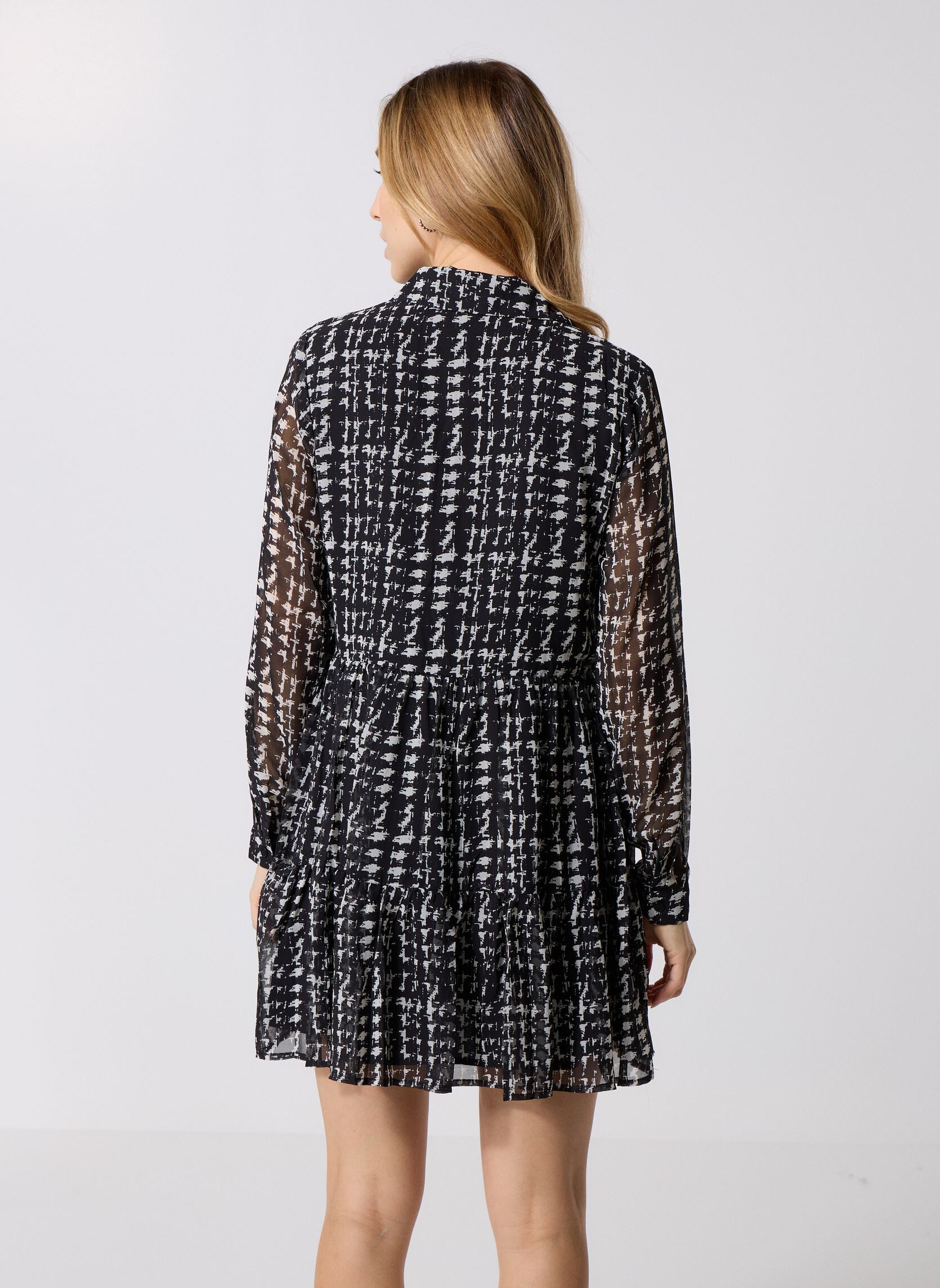 Overhemdjurken PL309ADH dames meerkleurig Lili Sidonio Overhemdjurken PL309ADH dames meerkleurig BLACK LONDON